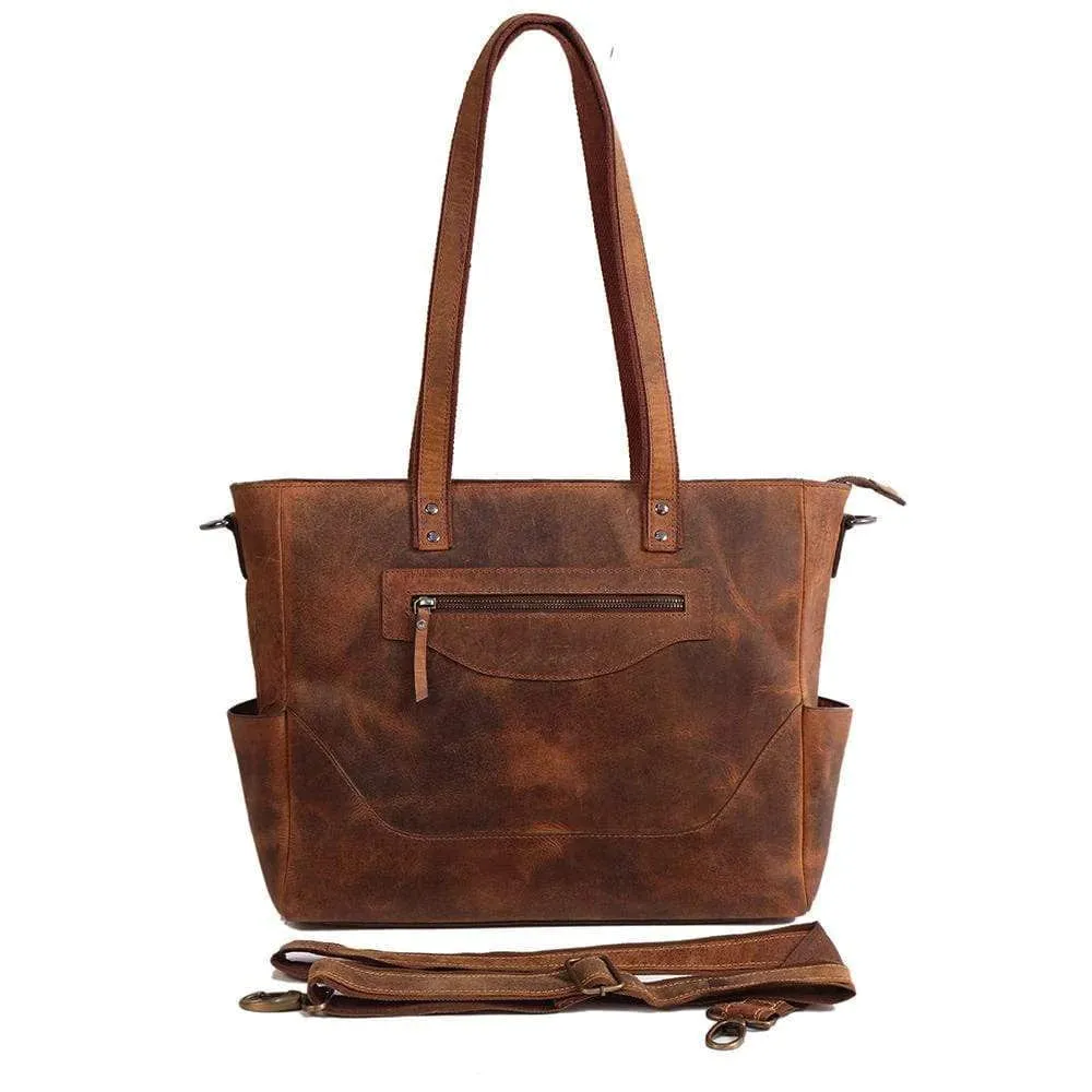 Loretta Leather Tote   FREE Matching Wallet