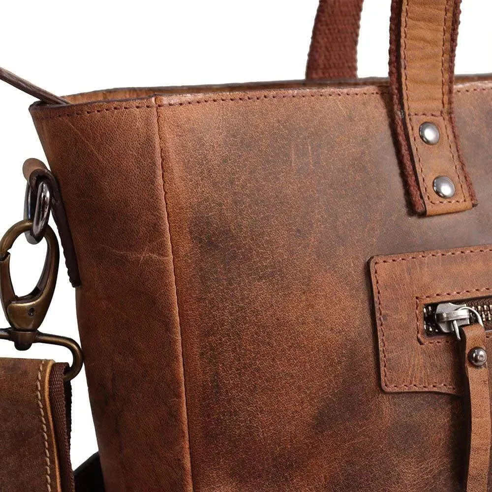 Loretta Leather Tote   FREE Matching Wallet