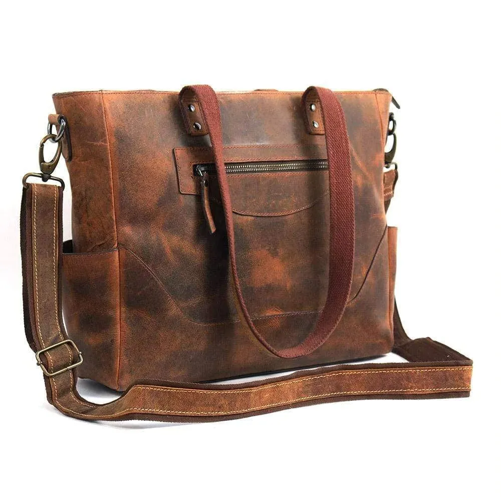 Loretta Leather Tote   FREE Matching Wallet