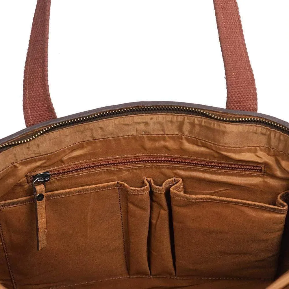 Loretta Leather Tote   FREE Matching Wallet