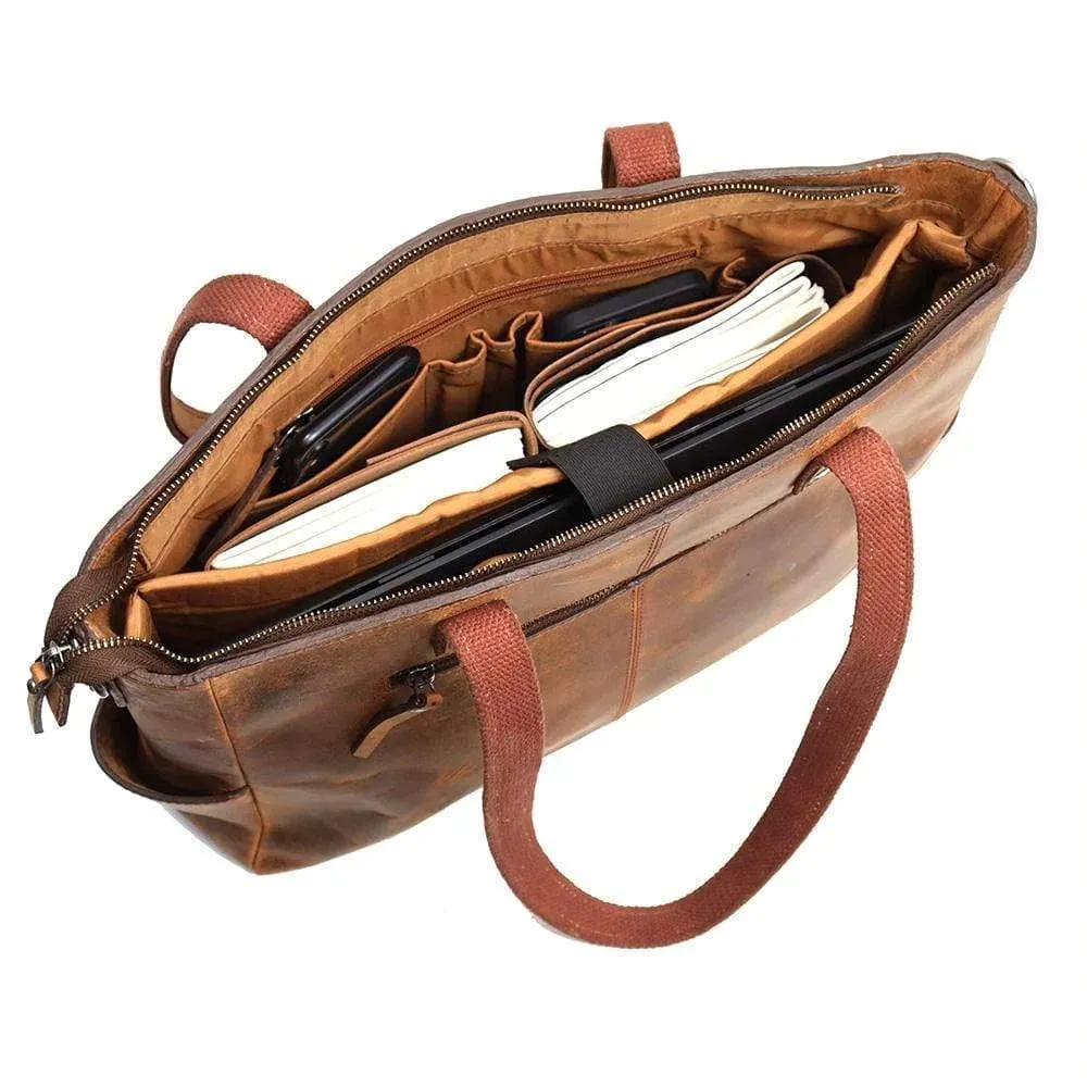 Loretta Leather Tote   FREE Matching Wallet