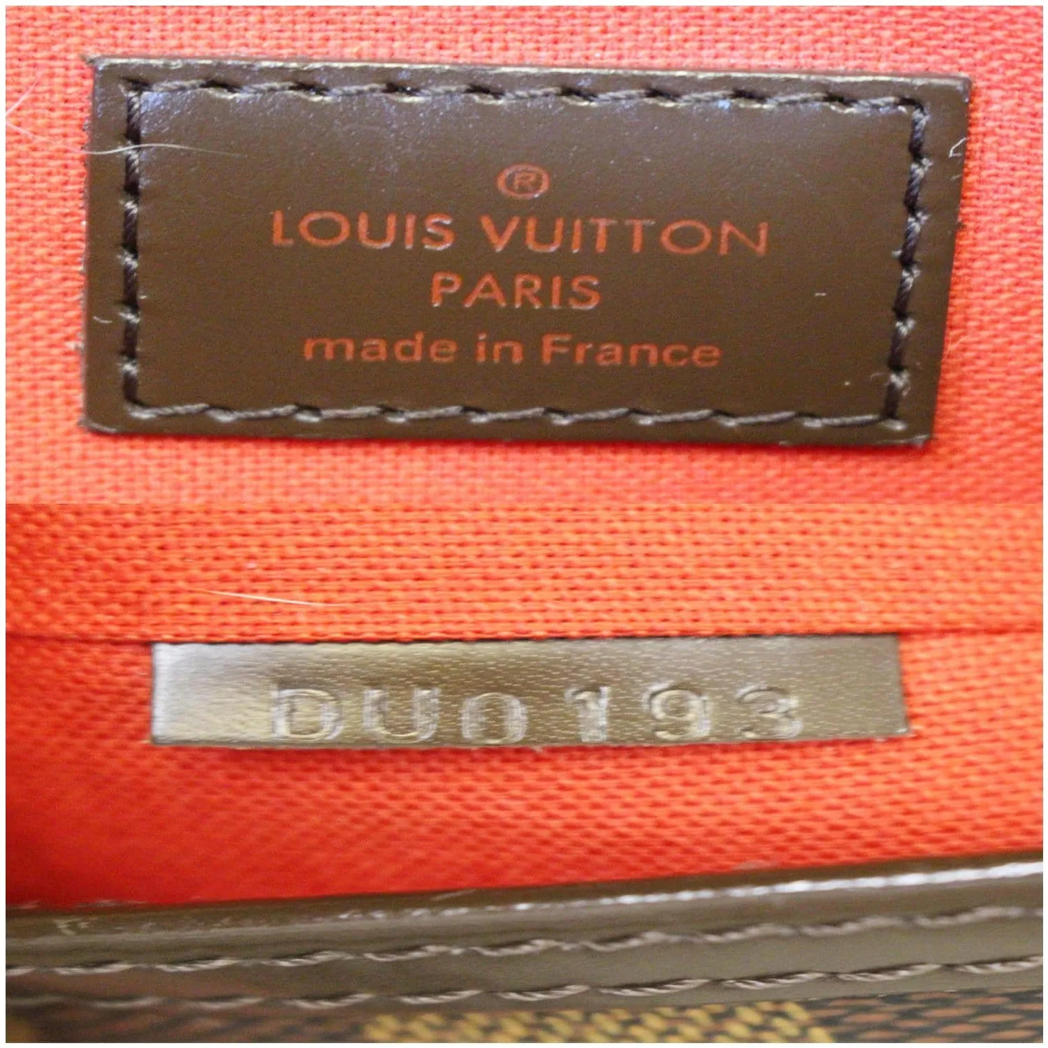 LOUIS VUITTON Bloomsbury PM Damier Ebene Crossbody Bag Brown