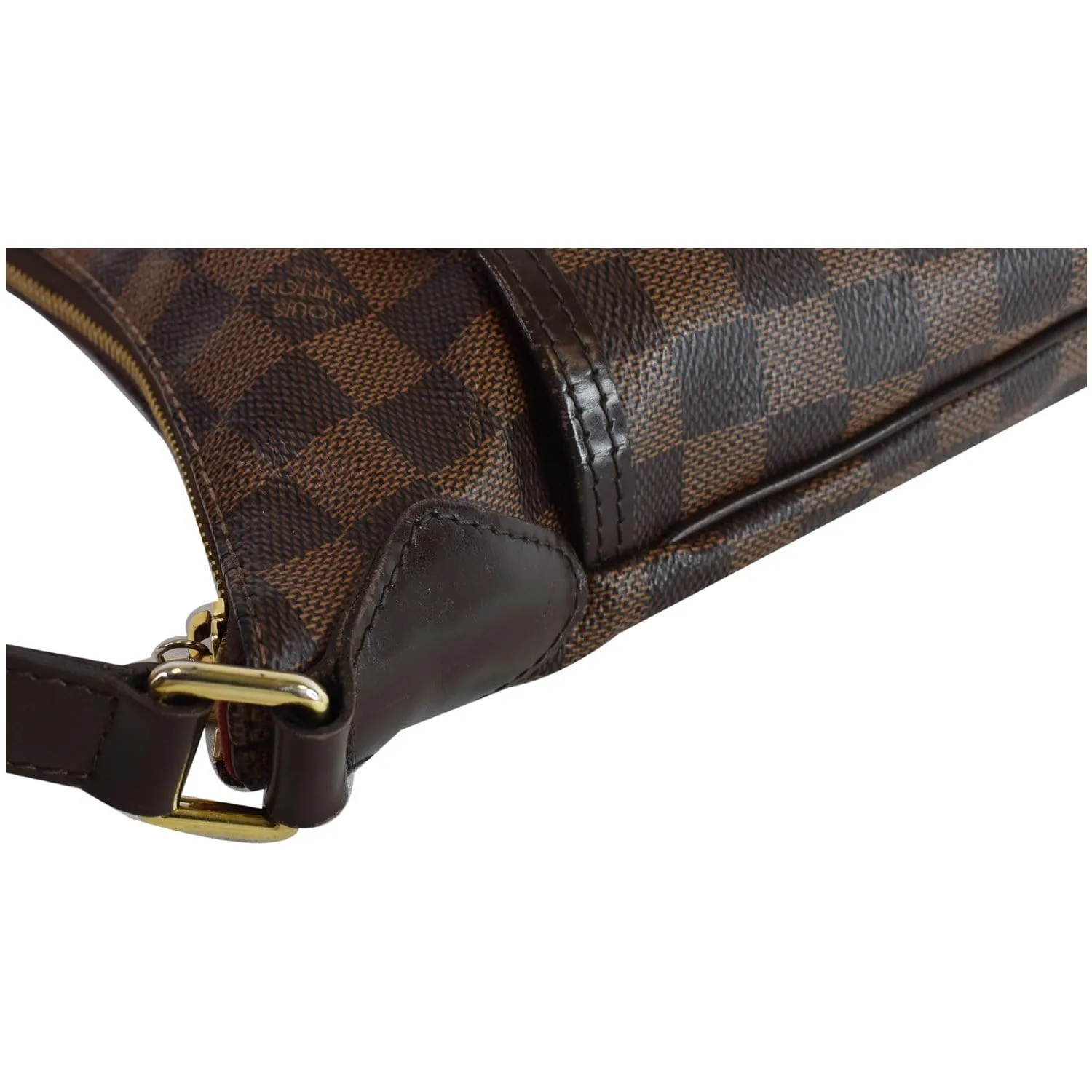 LOUIS VUITTON Bloomsbury PM Damier Ebene Crossbody Bag Brown