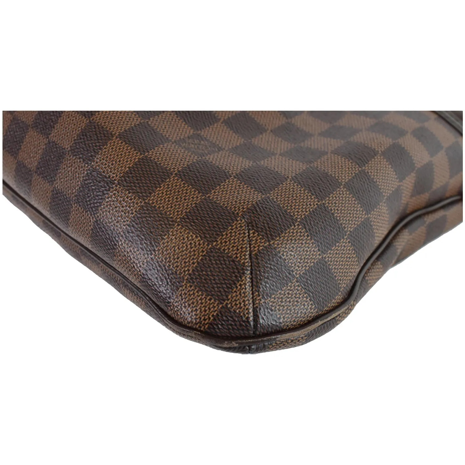 LOUIS VUITTON Bloomsbury PM Damier Ebene Crossbody Bag Brown