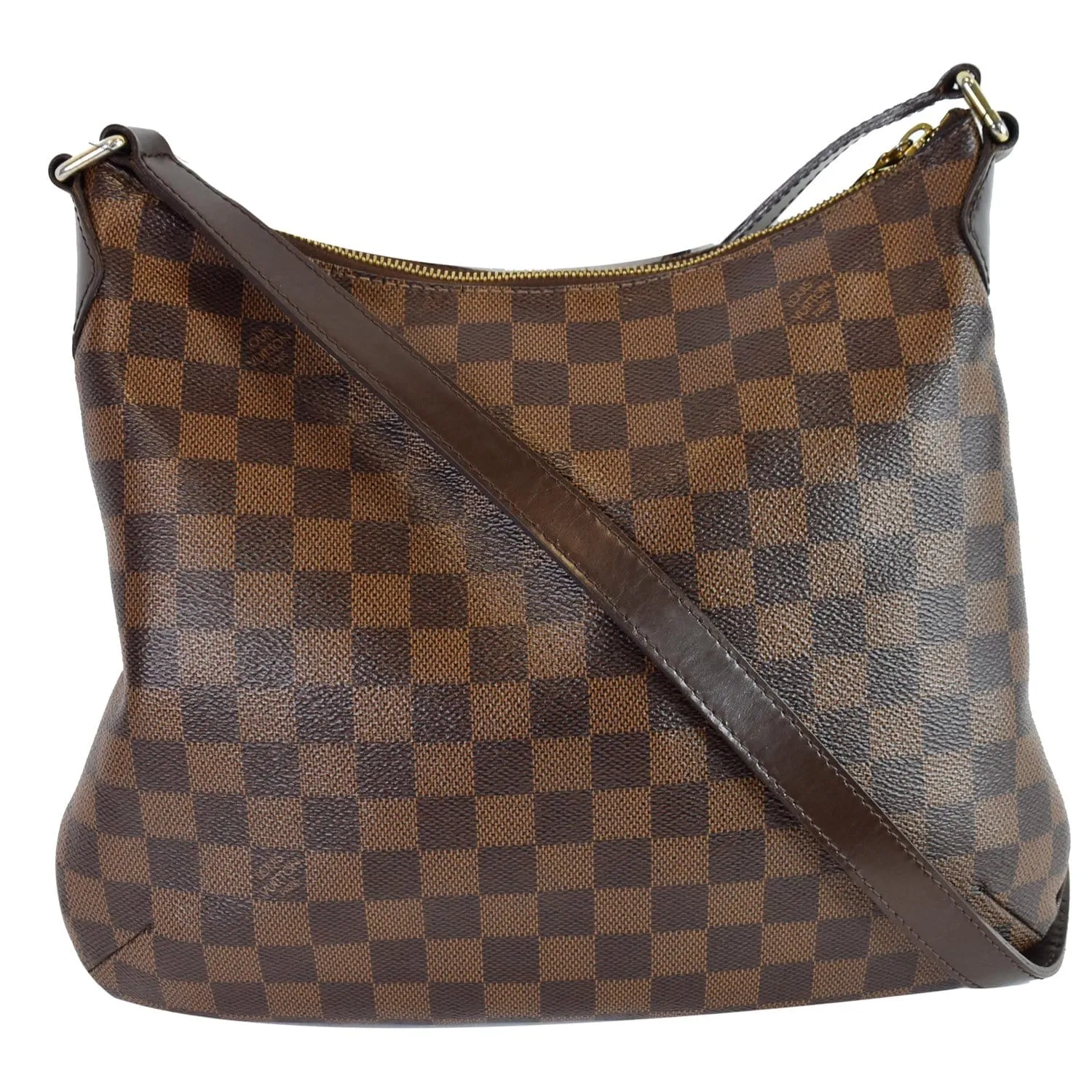 LOUIS VUITTON Bloomsbury PM Damier Ebene Crossbody Bag Brown