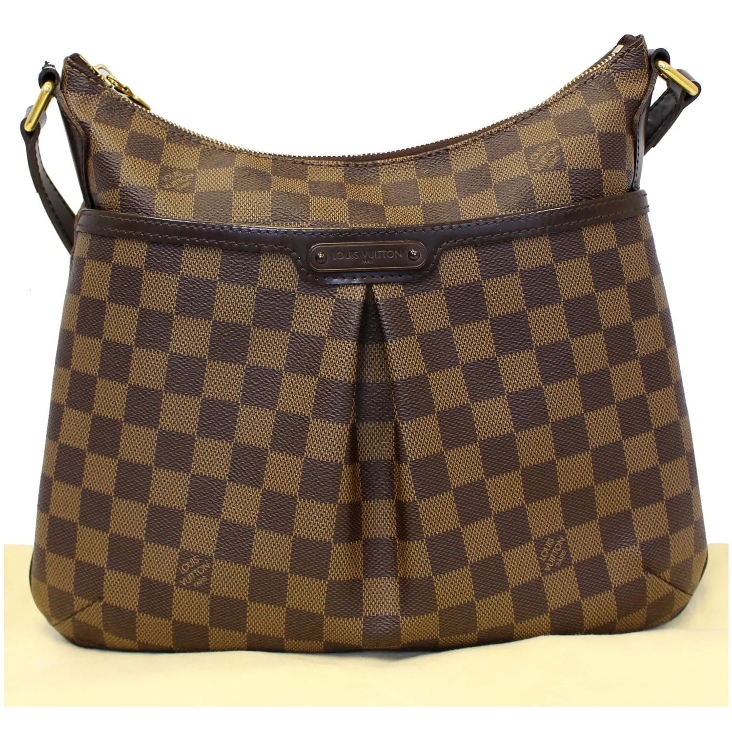 LOUIS VUITTON Bloomsbury PM Damier Ebene Crossbody Bag Brown