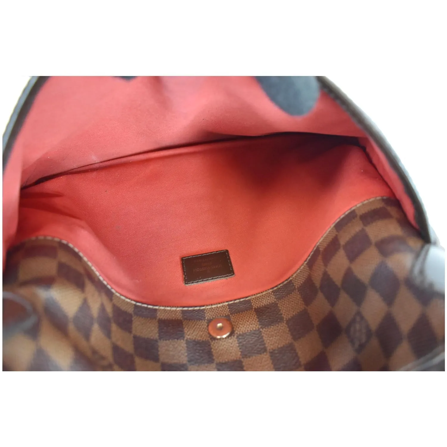 LOUIS VUITTON Bloomsbury PM Damier Ebene Crossbody Bag Brown