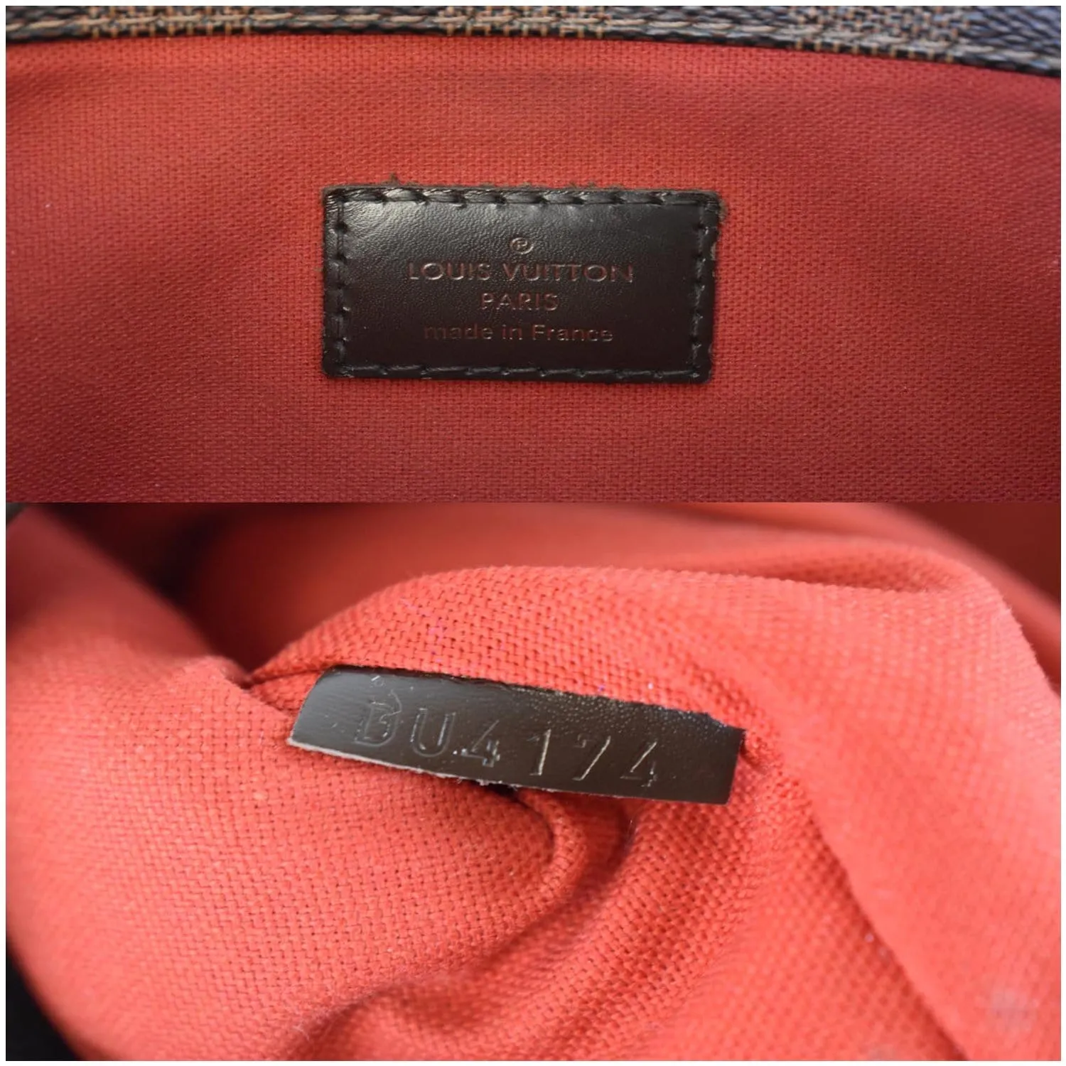 LOUIS VUITTON Bloomsbury PM Damier Ebene Crossbody Bag Brown