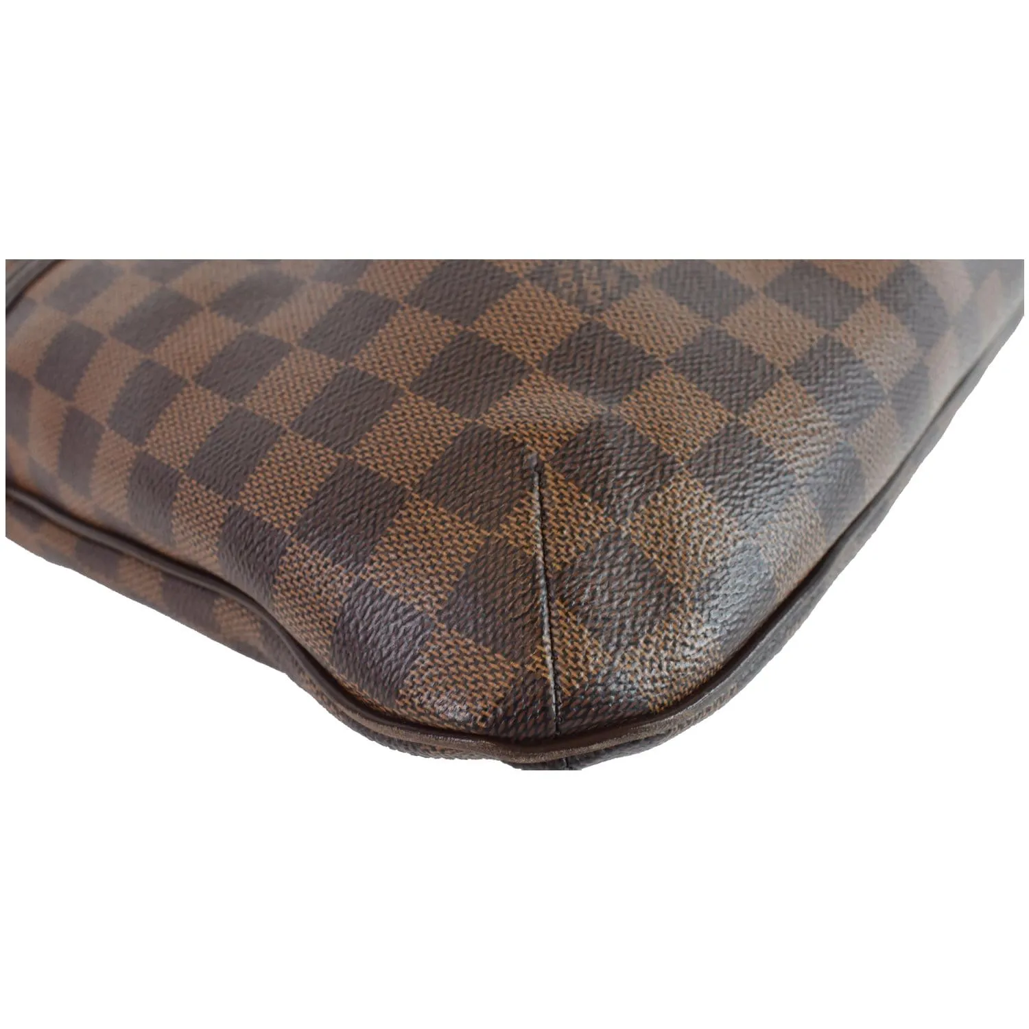 LOUIS VUITTON Bloomsbury PM Damier Ebene Crossbody Bag Brown