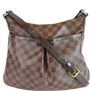 LOUIS VUITTON Bloomsbury PM Damier Ebene Crossbody Bag Brown