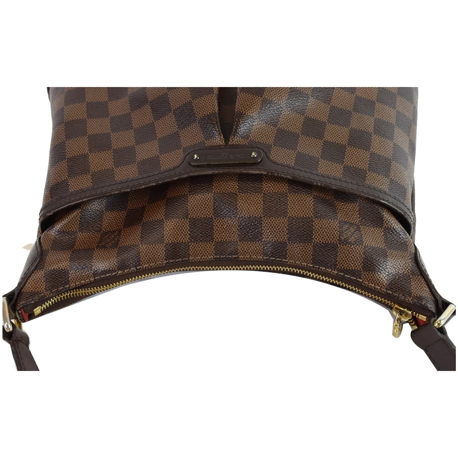 LOUIS VUITTON Bloomsbury PM Damier Ebene Crossbody Bag Brown