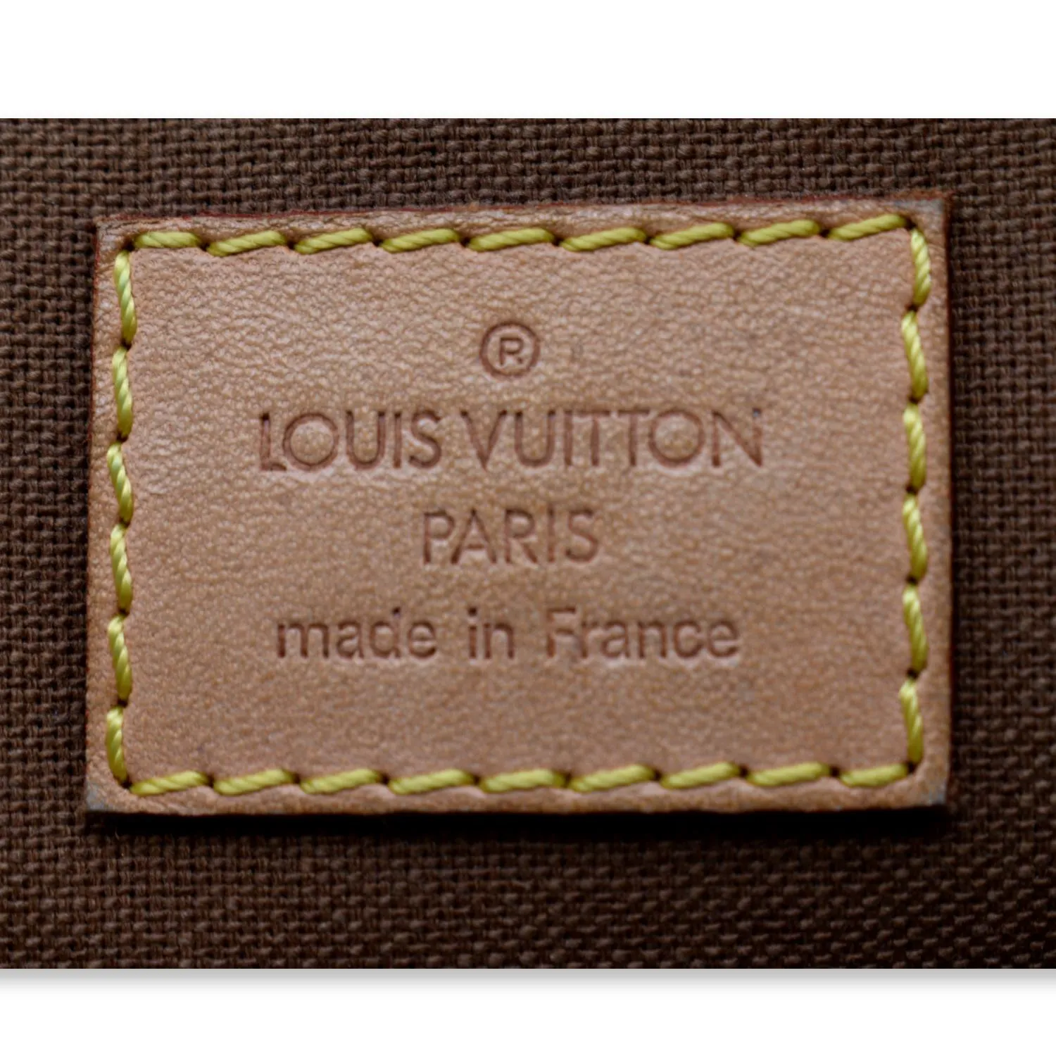 LOUIS VUITTON Bosphore Pochette Monogram Canvas Shoulder Bag Brown