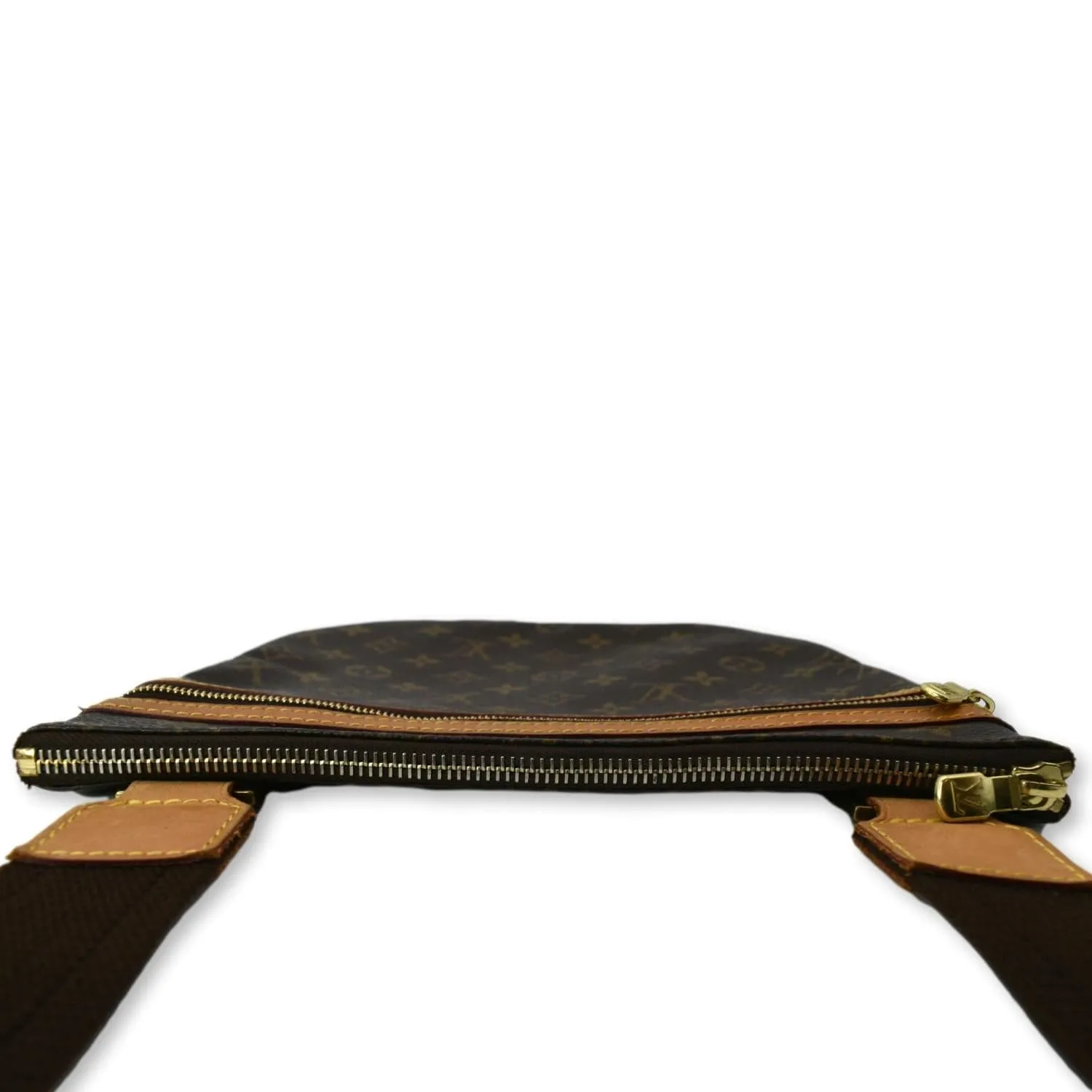 LOUIS VUITTON Bosphore Pochette Monogram Canvas Shoulder Bag Brown