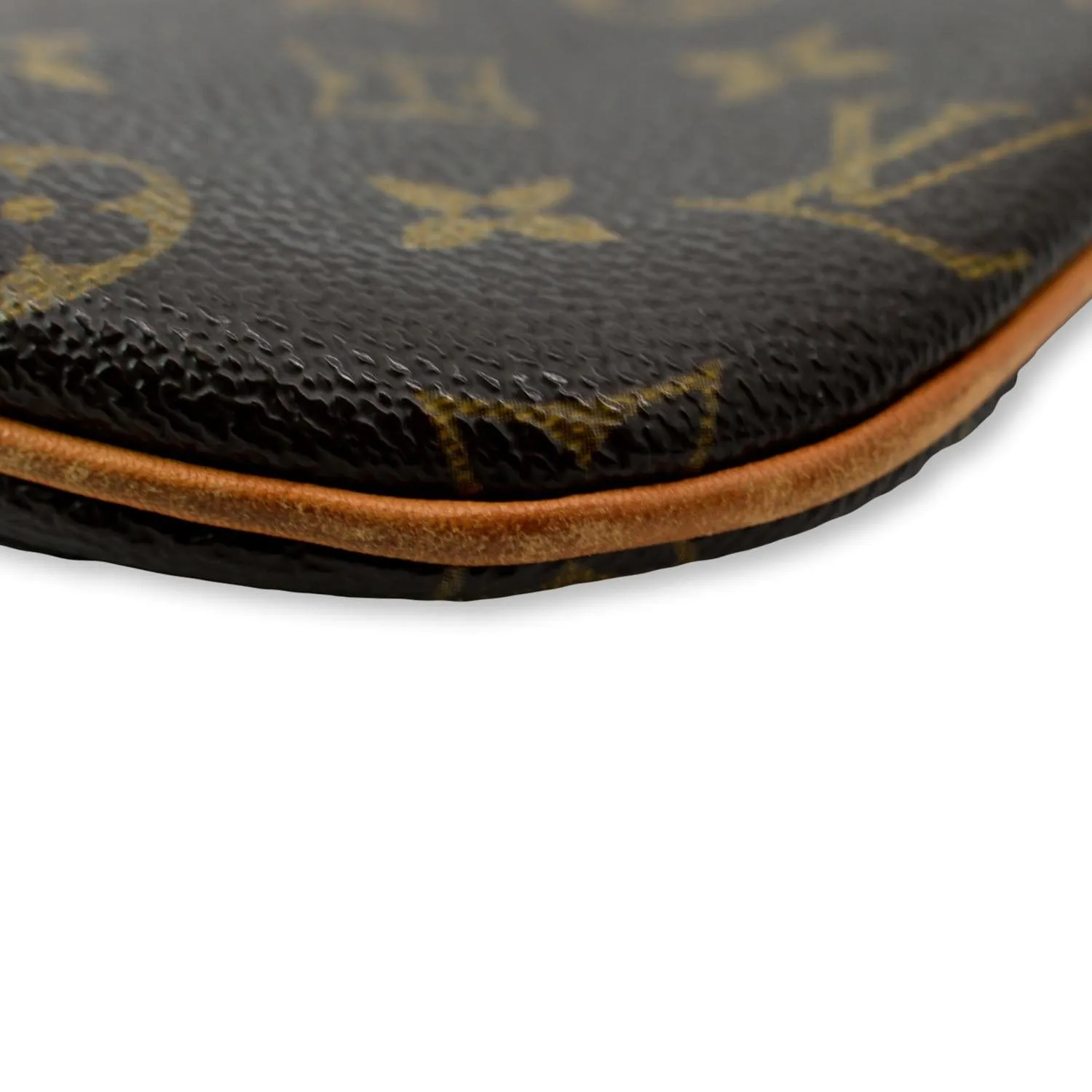 LOUIS VUITTON Bosphore Pochette Monogram Canvas Shoulder Bag Brown