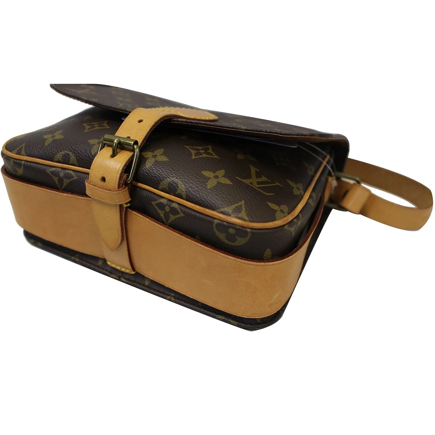 LOUIS VUITTON Cartouchiere MM Monogram Canavs Messenger Bag