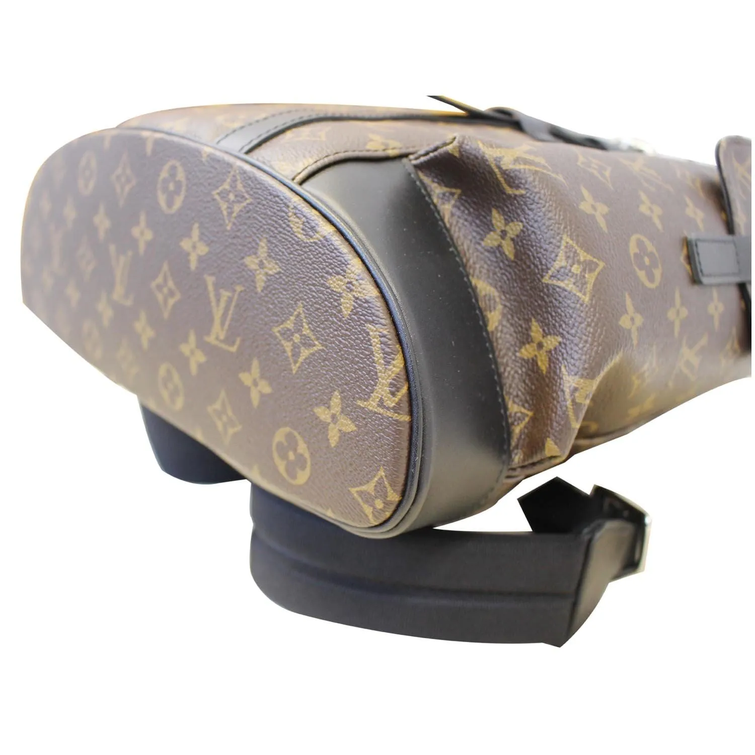 LOUIS VUITTON Christopher PM Monogram Macassar Canvas Backpack Bag Brown