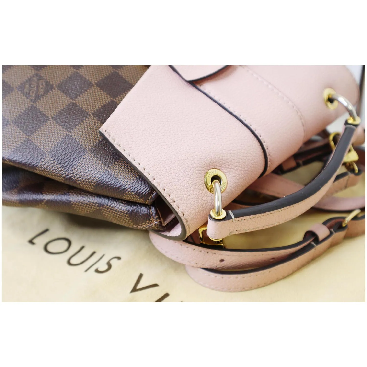 LOUIS VUITTON Clapton Damier Ebene Backpack Bag Magnolia - 20% OFF