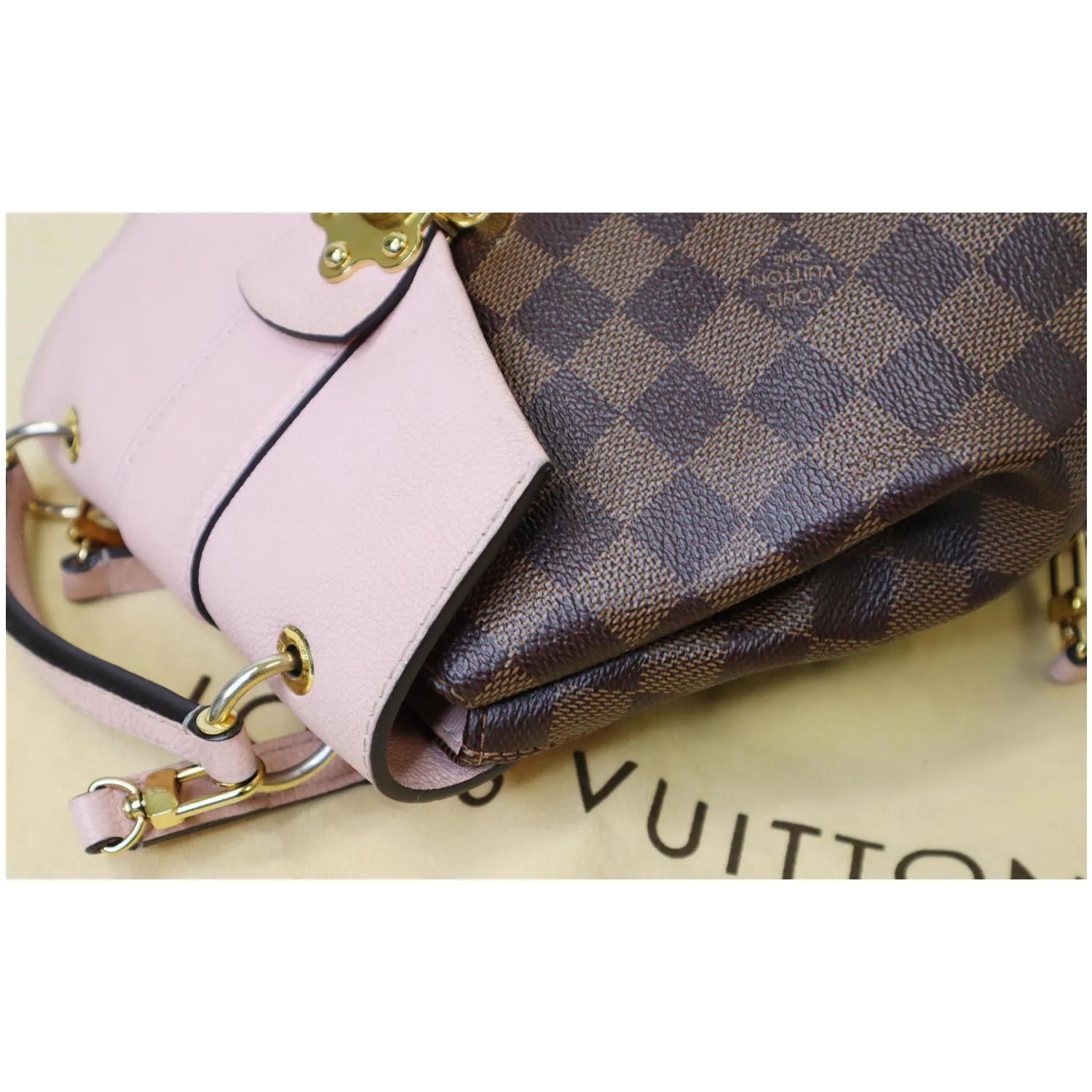 LOUIS VUITTON Clapton Damier Ebene Backpack Bag Magnolia - 20% OFF
