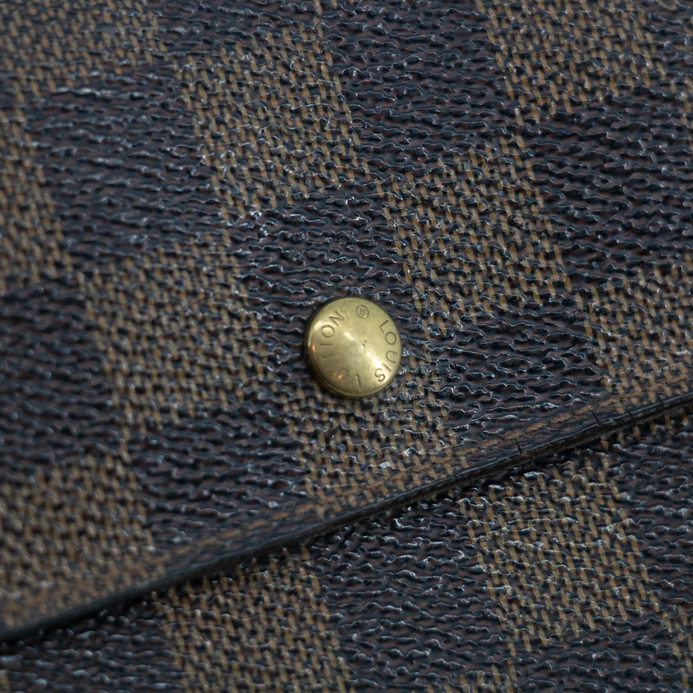 Louis Vuitton Damier Ebene Canvas International Long Wallet #2167