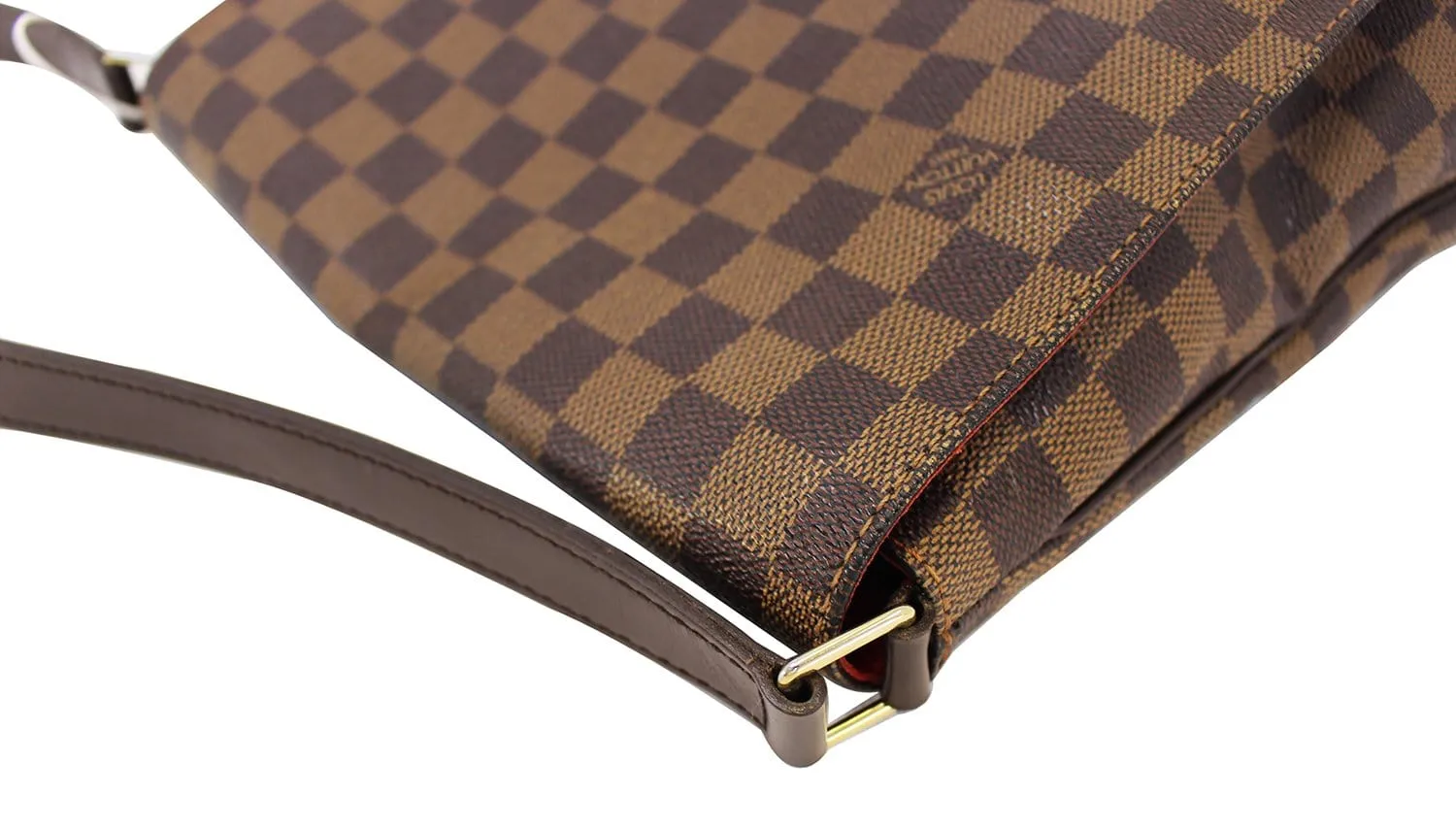 LOUIS VUITTON Damier Ebene Musette Salsa GM Crossbody Bag