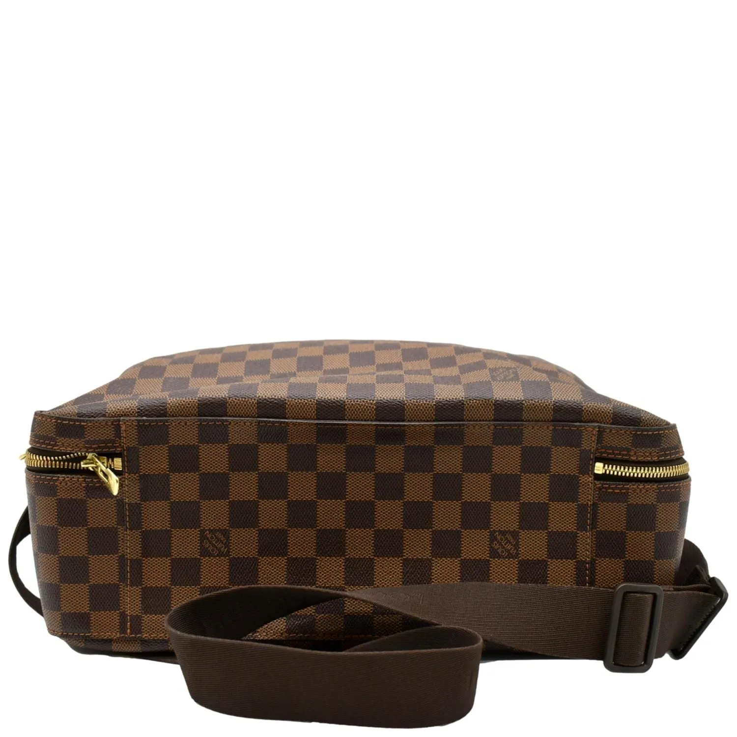 LOUIS VUITTON Dorsoduro Damier Ebene Messenger Crossbody Bag Brown