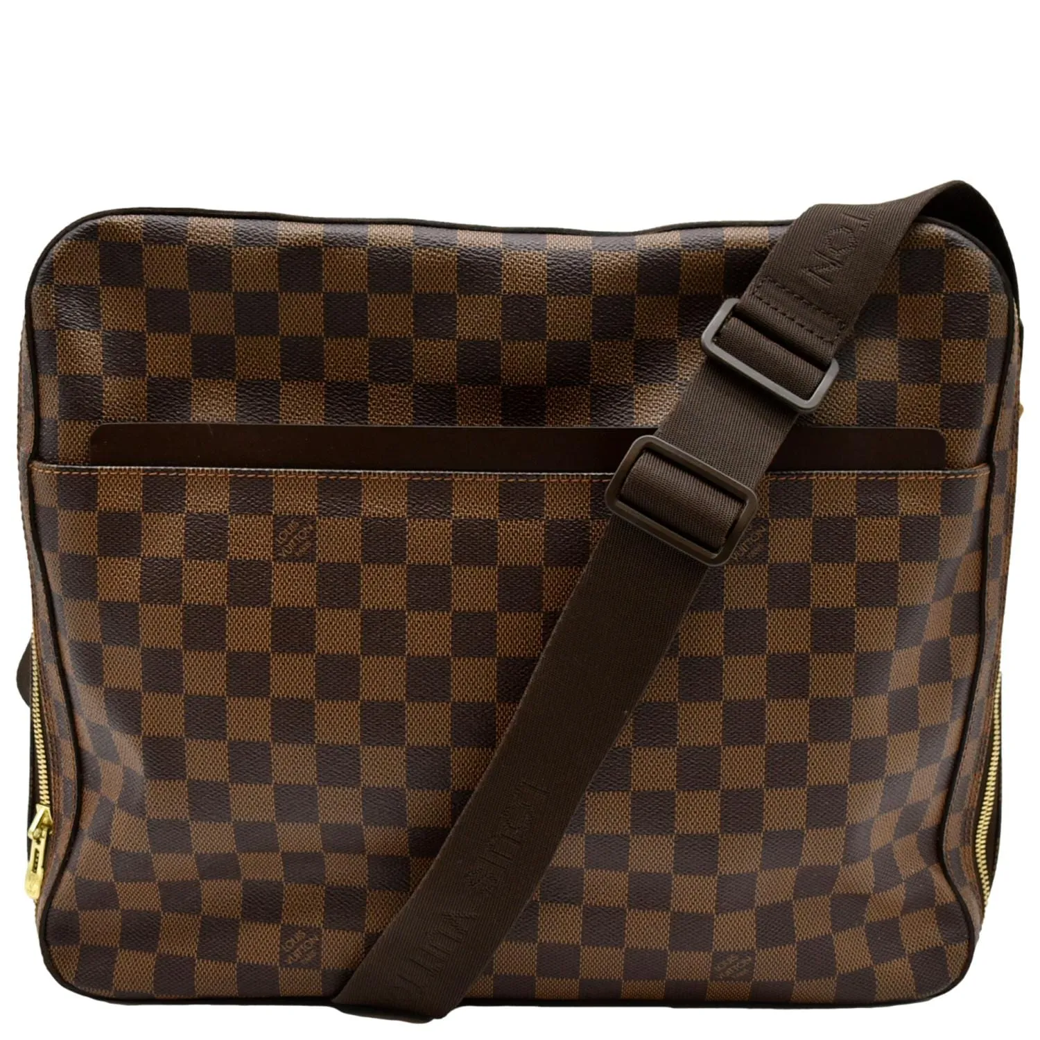 LOUIS VUITTON Dorsoduro Damier Ebene Messenger Crossbody Bag Brown