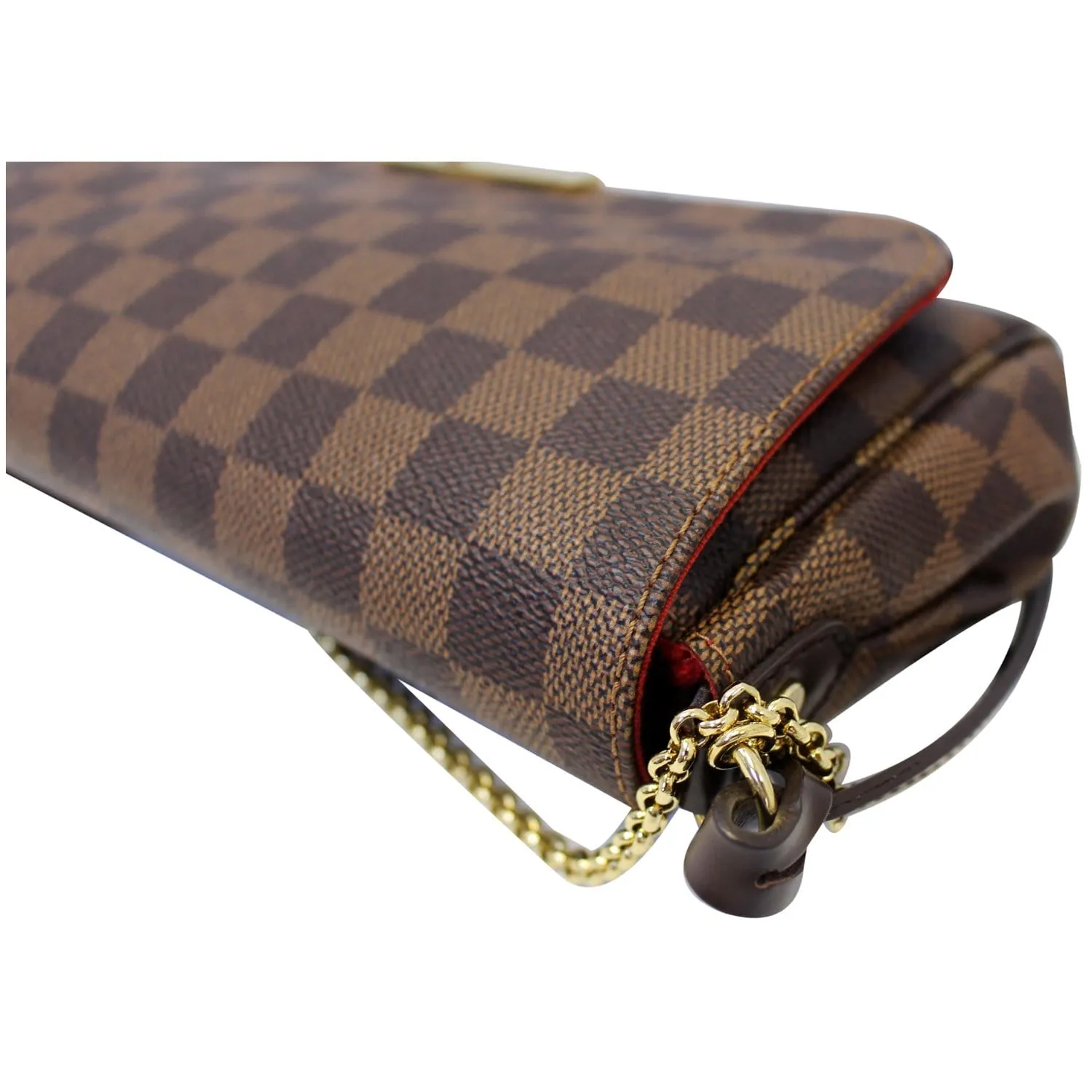 LOUIS VUITTON Favorite MM Damier Ebene Crossbody Bag Brown Reserved ( Agha Rafiq )