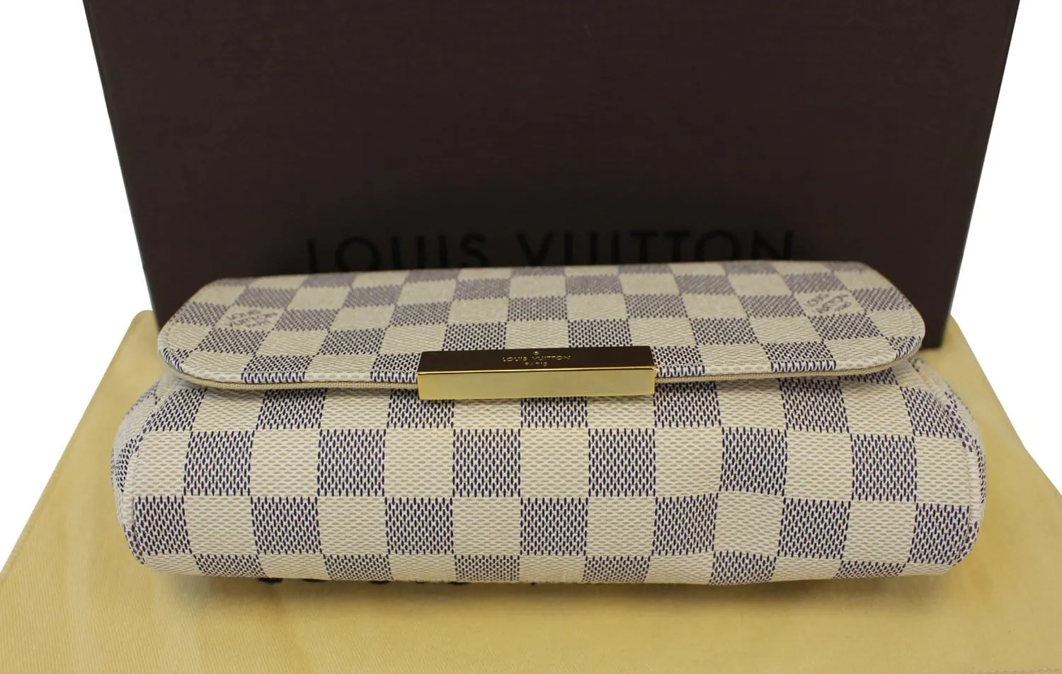 LOUIS VUITTON Favorite PM Damier Azur Bag