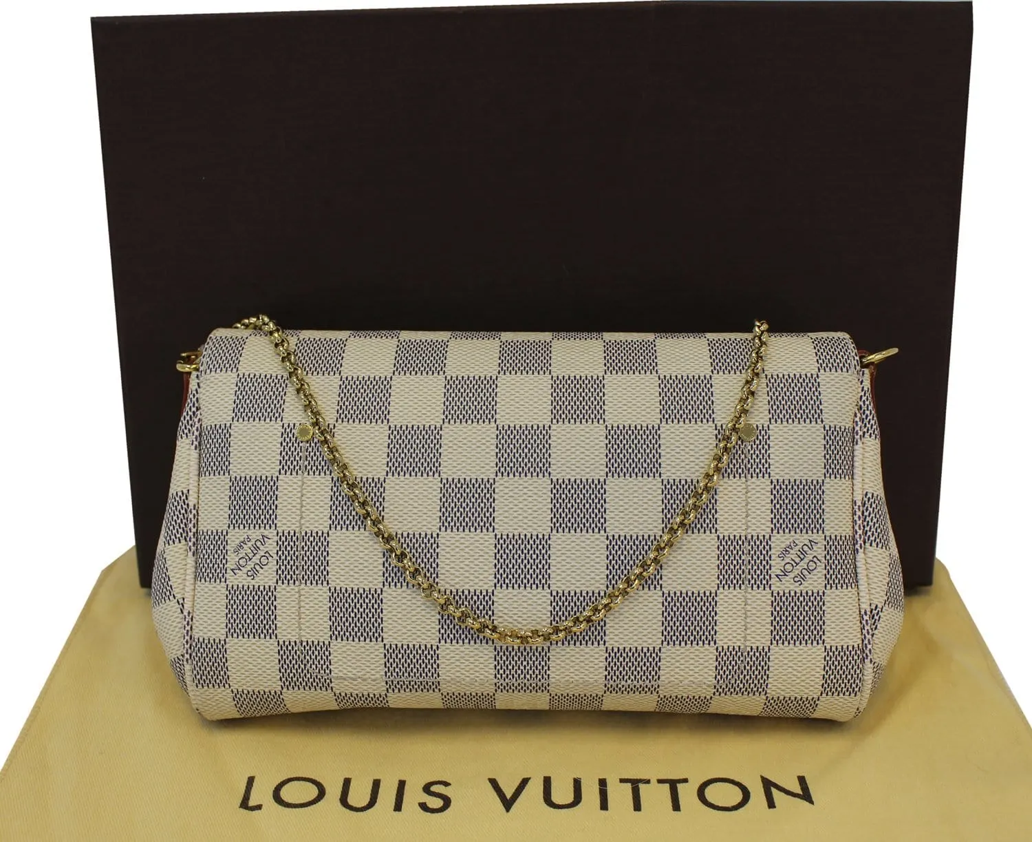 LOUIS VUITTON Favorite PM Damier Azur Bag