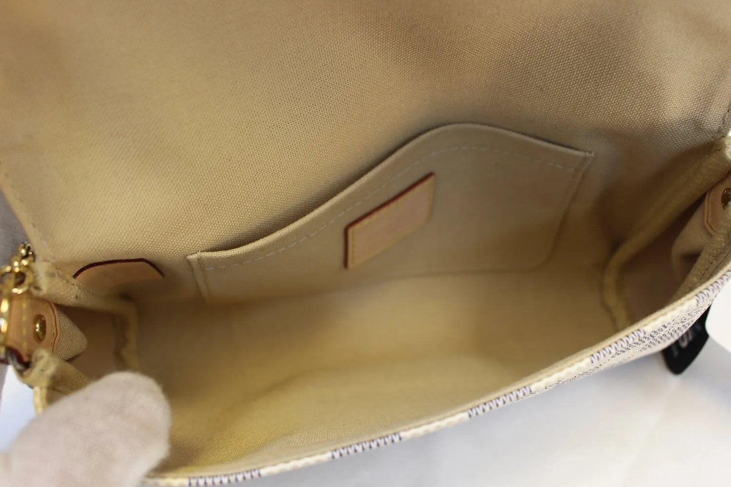 LOUIS VUITTON Favorite PM Damier Azur Bag
