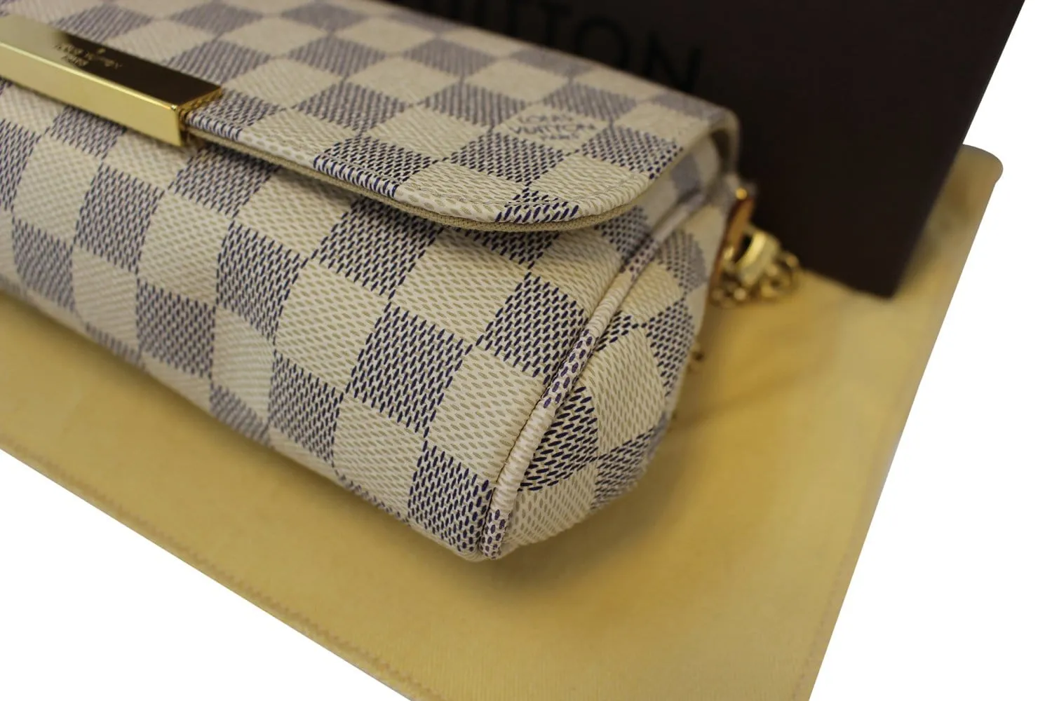 LOUIS VUITTON Favorite PM Damier Azur Bag