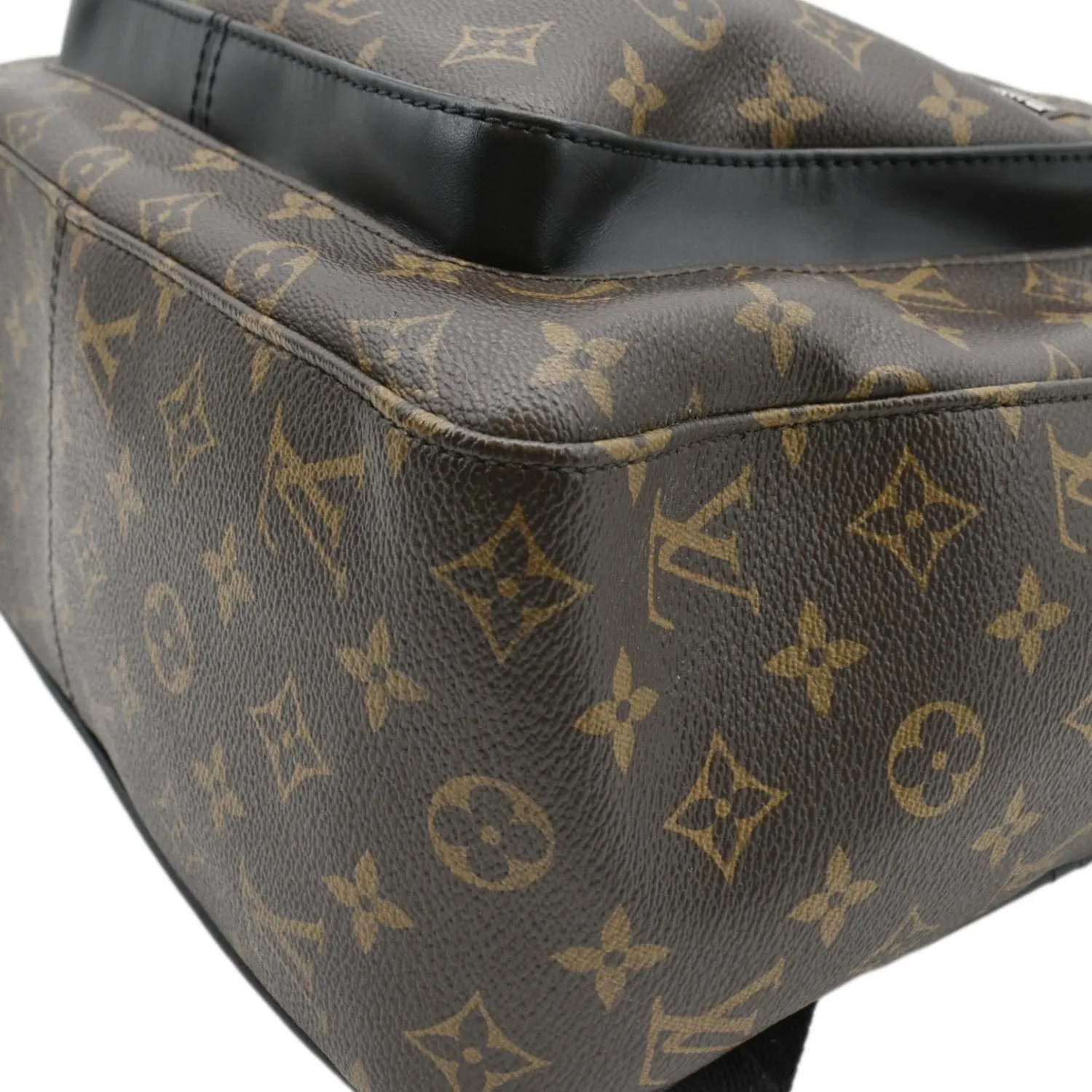 LOUIS VUITTON Josh Monogram Canvas Backpack Bag Brown