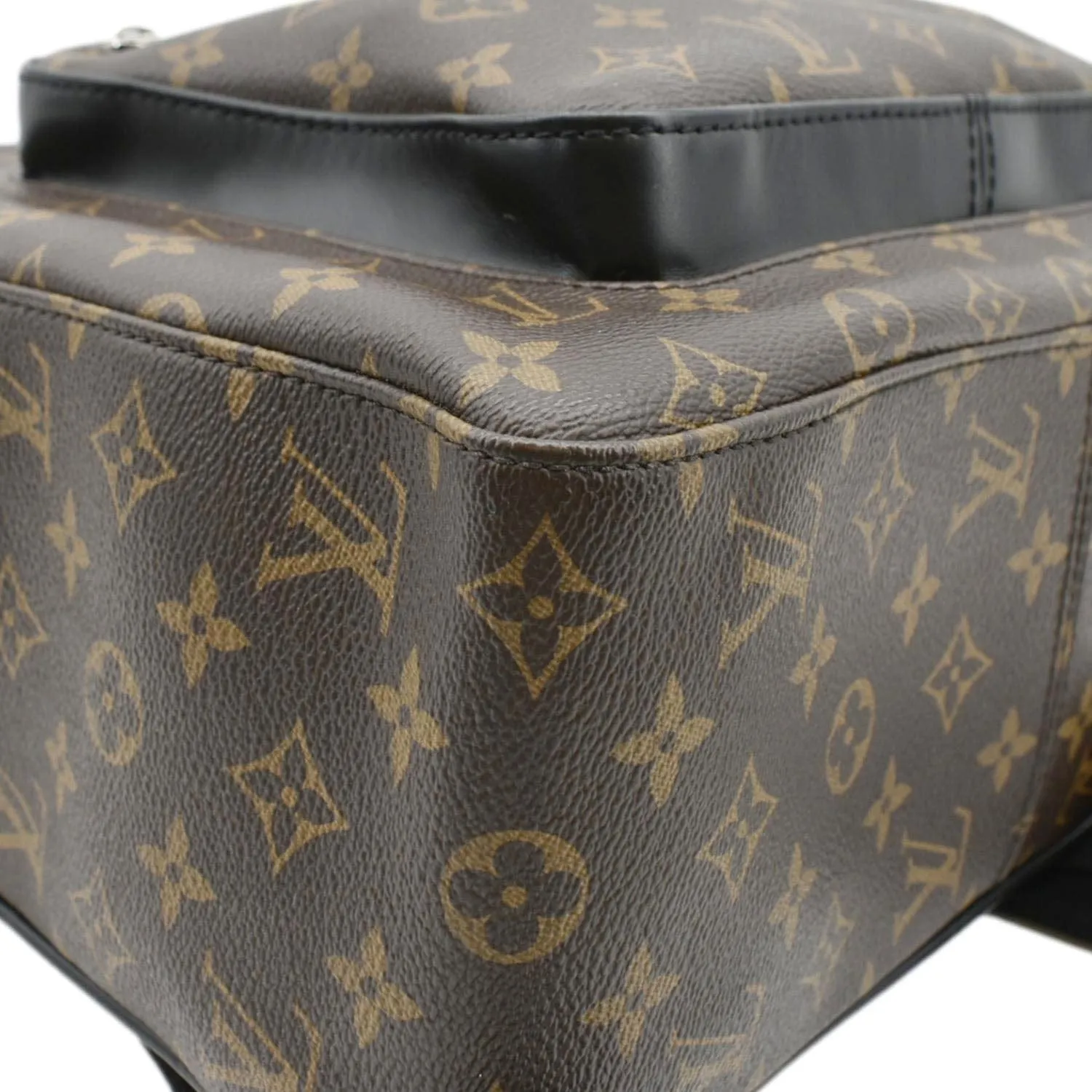 LOUIS VUITTON Josh Monogram Canvas Backpack Bag Brown