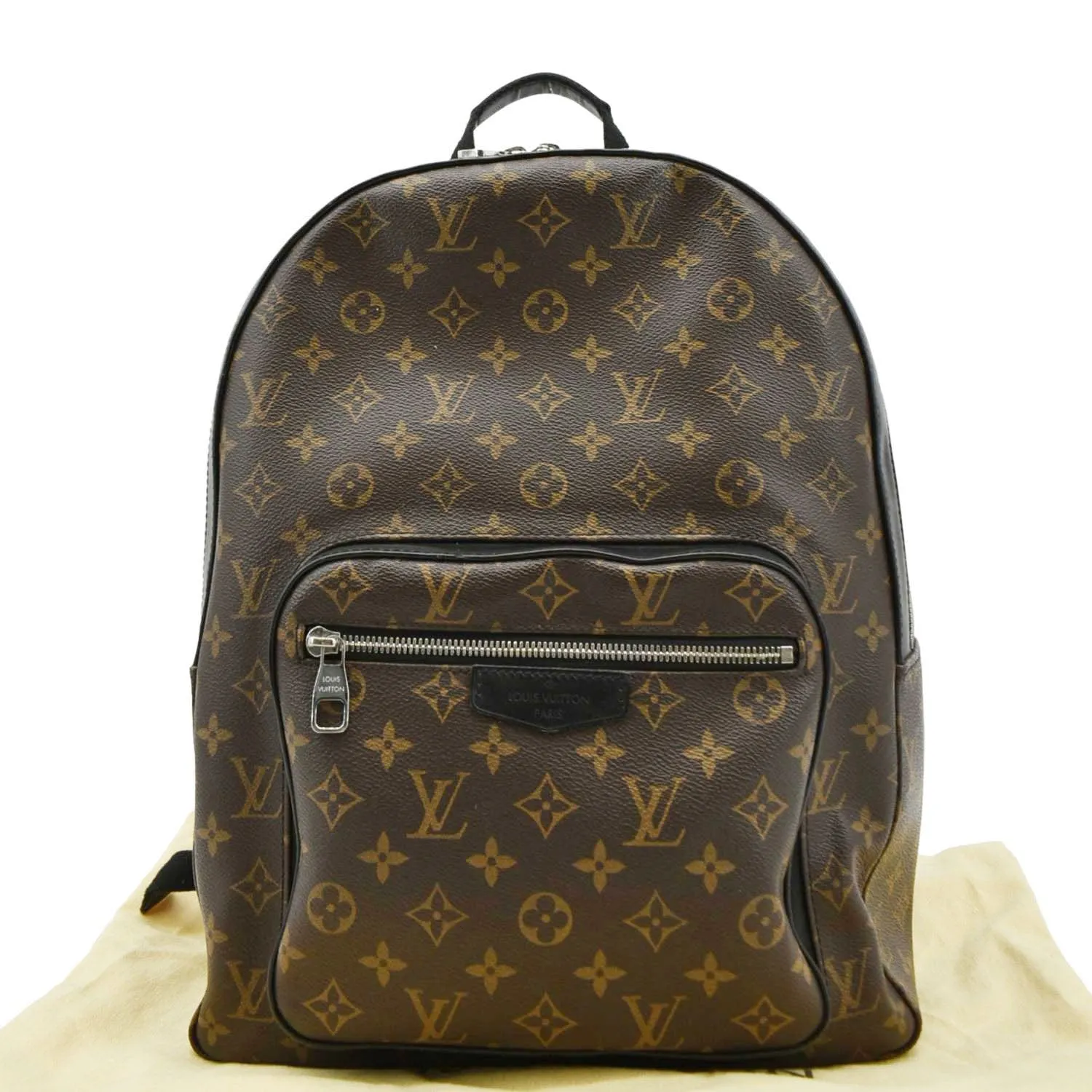 LOUIS VUITTON Josh Monogram Canvas Backpack Bag Brown