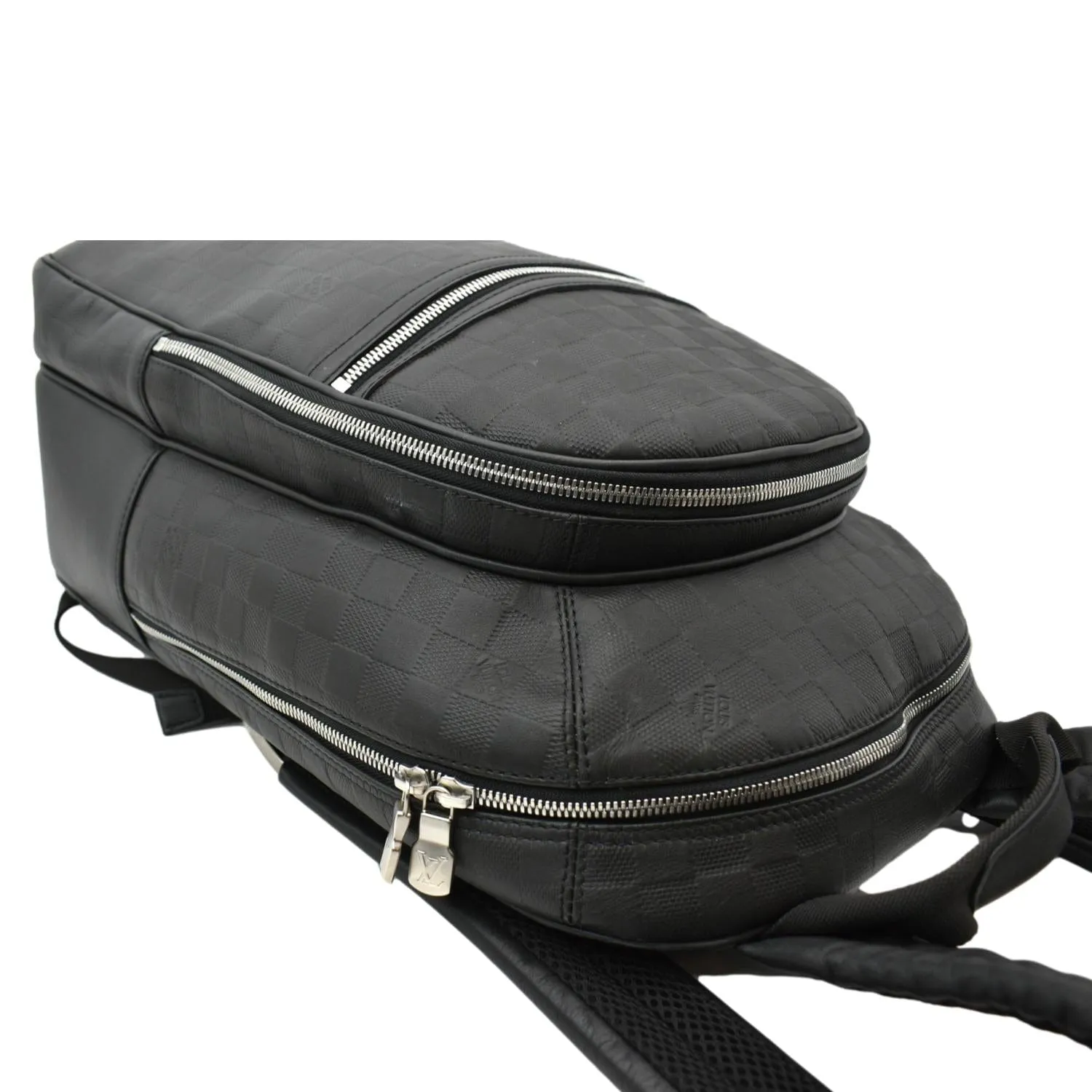 LOUIS VUITTON Michael Damier Infini Leather Backpack Bag Black