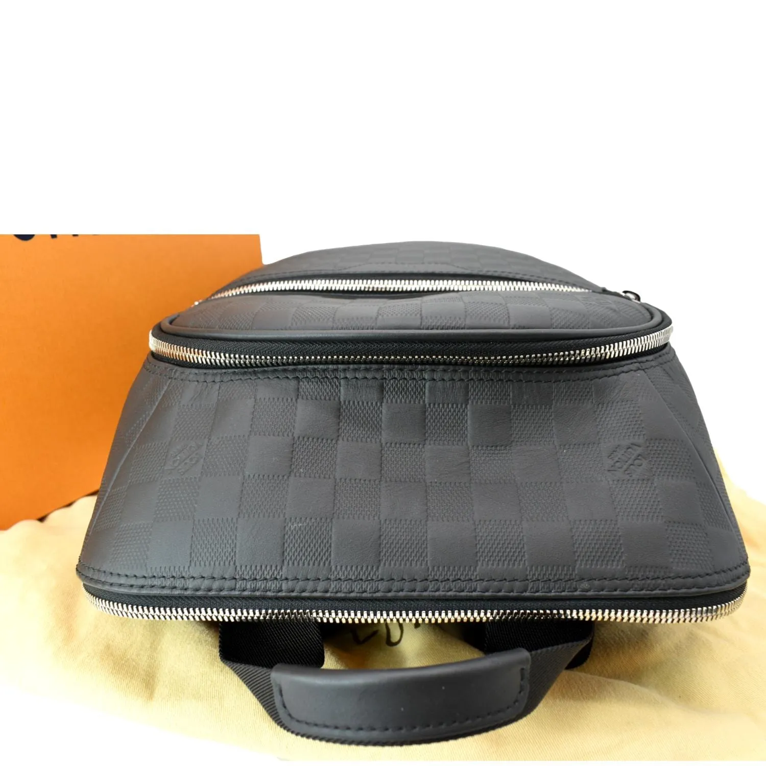 LOUIS VUITTON Michael NV2 Damier Infini Leather Backpack Bag Black