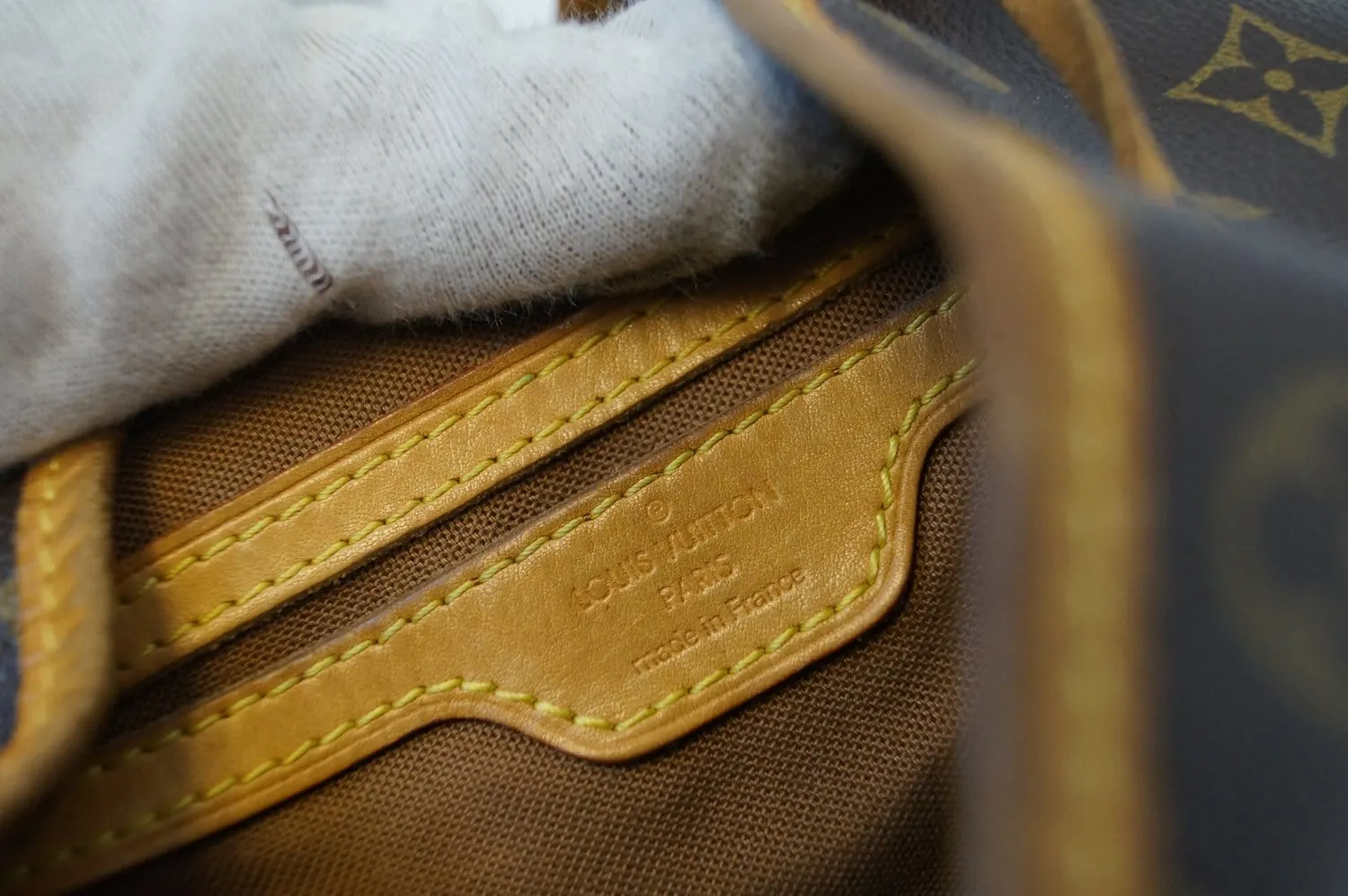 LOUIS VUITTON Monogram Brown Montsouris GM Backpack Bag