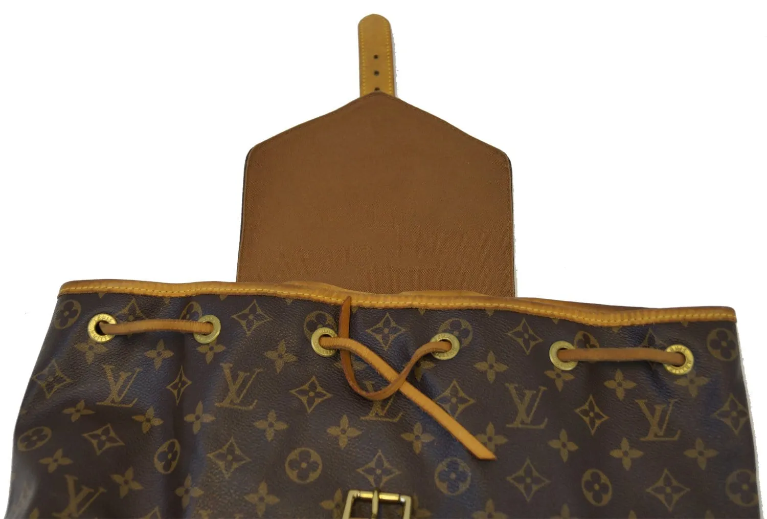 LOUIS VUITTON Monogram Brown Montsouris GM Backpack Bag
