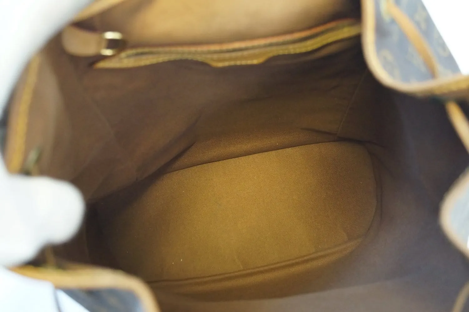 LOUIS VUITTON Monogram Brown Montsouris GM Backpack Bag