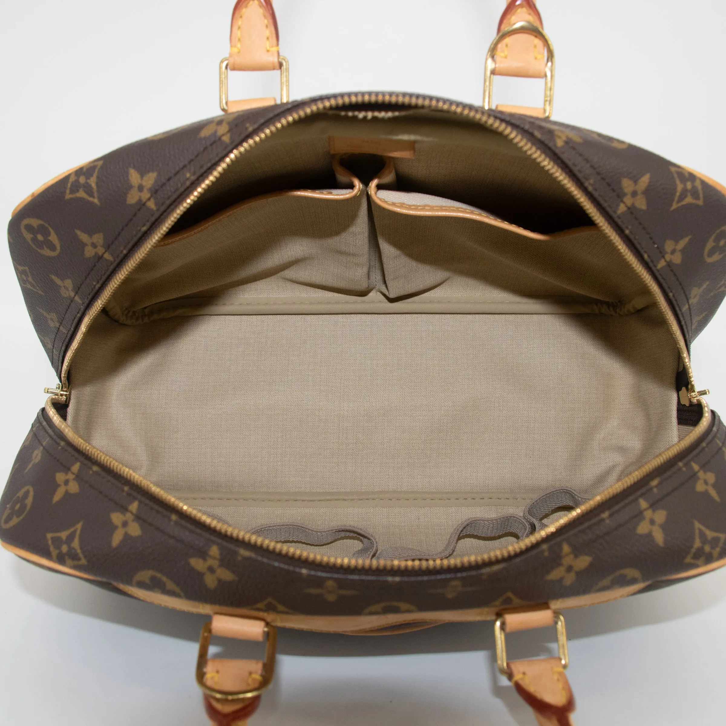 Louis Vuitton Monogram Canvas Brown Deauville Bag #2020