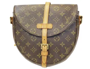 LOUIS VUITTON Monogram Canvas Chantilly MM Crossbody Bag
