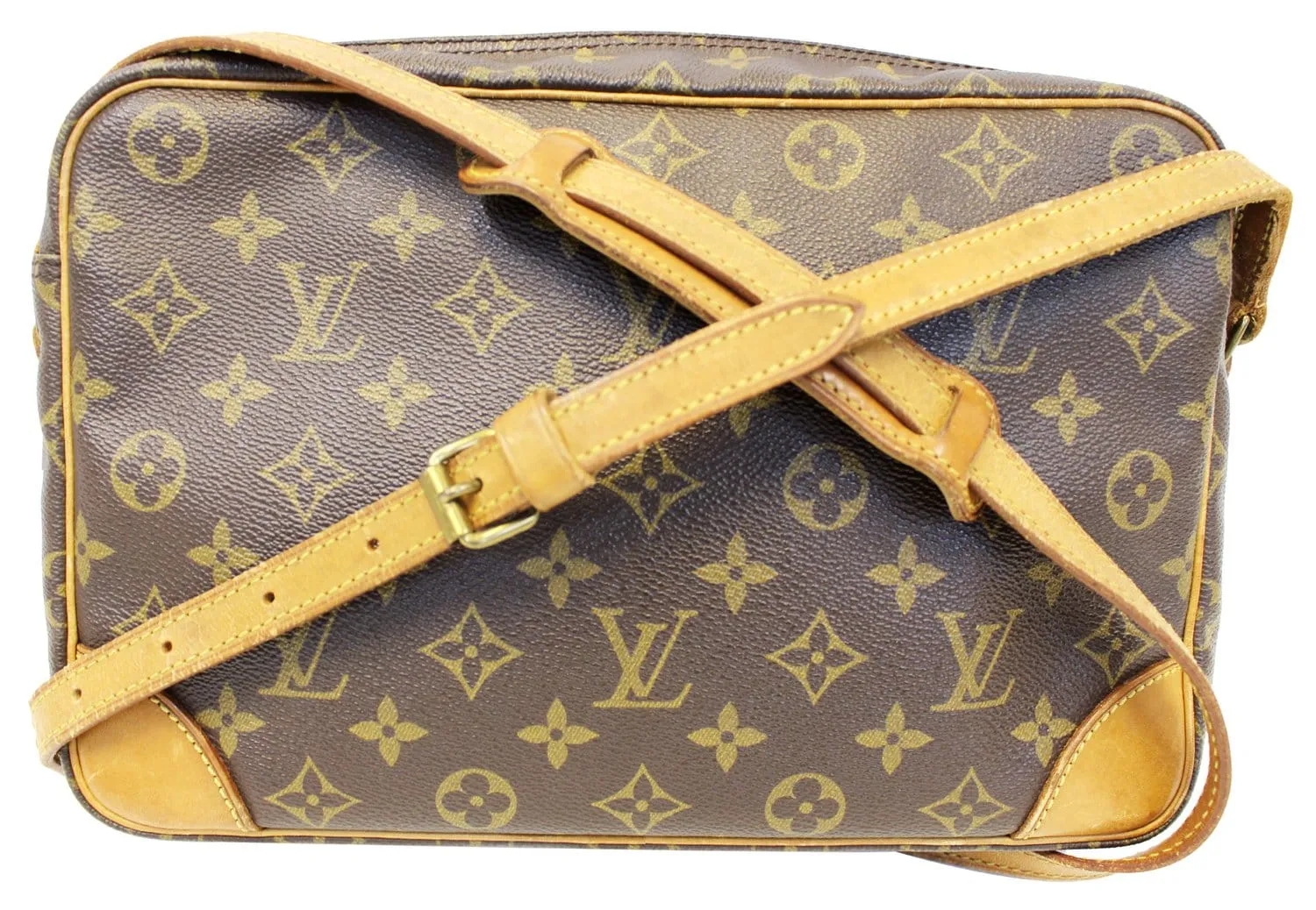 LOUIS VUITTON Monogram Canvas Trocadero 30 Crossbody Bag