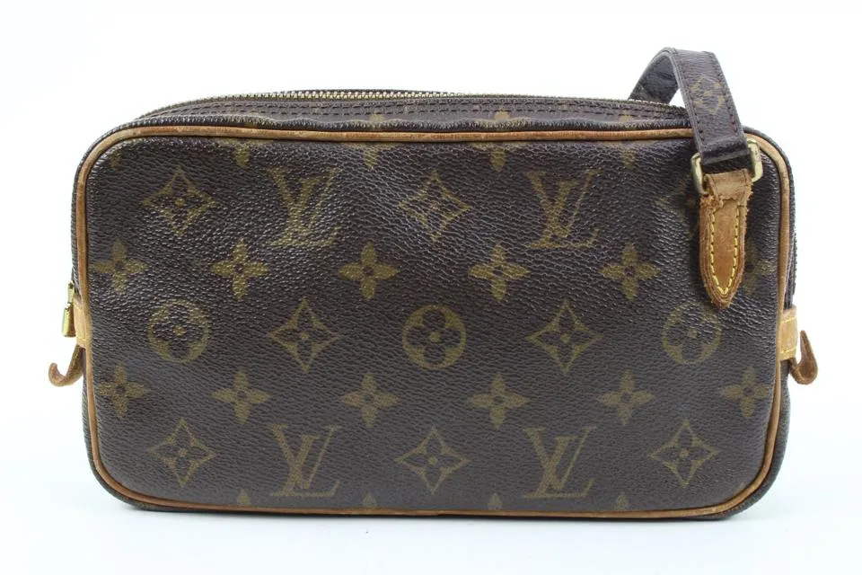 Louis Vuitton Monogram Pochette Marly Bandouliere Crossbody Bag 121lv58