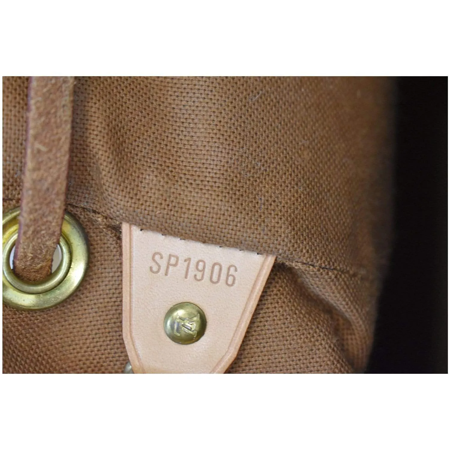 LOUIS VUITTON Montsouris PM Monogram Canvas Backpack Brown