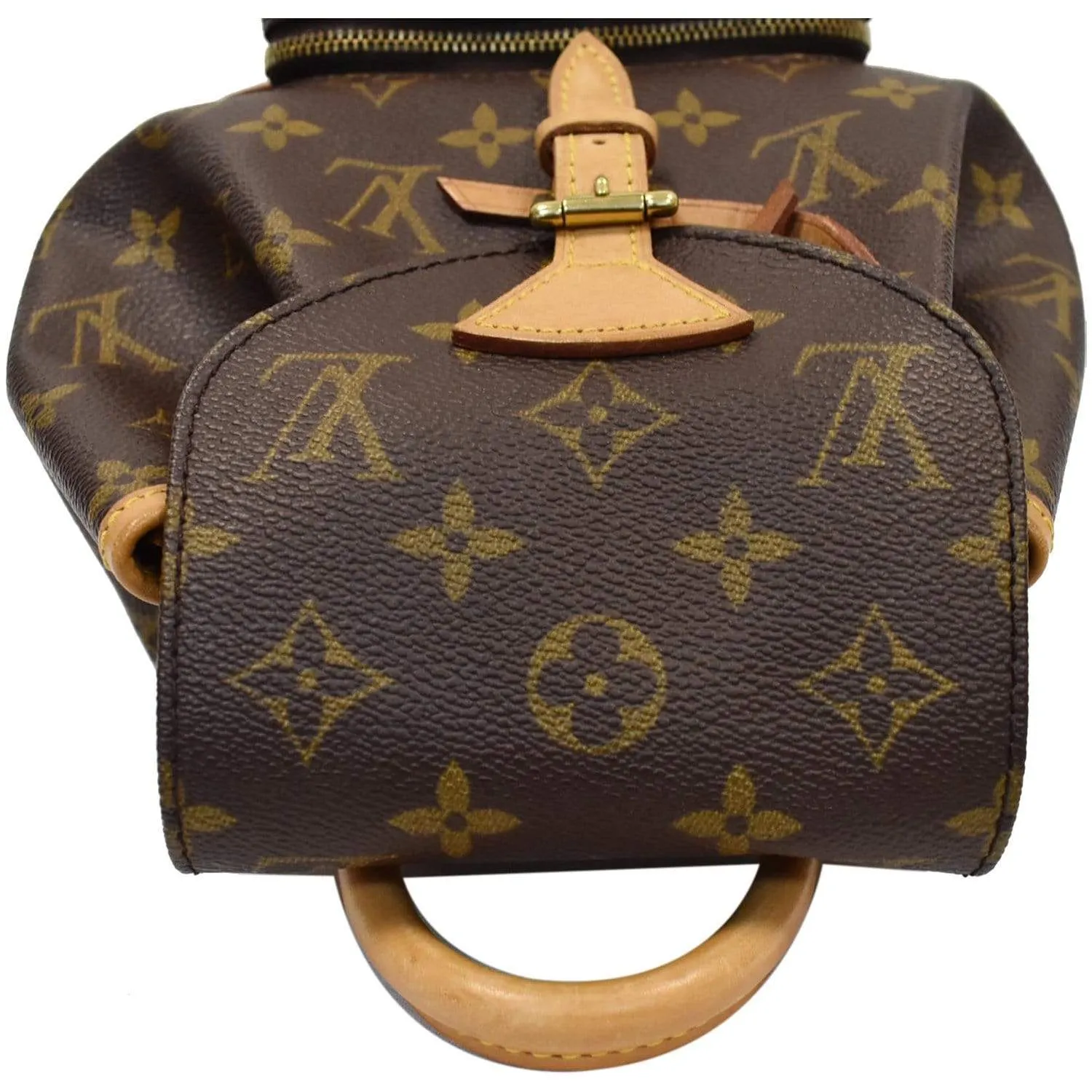 LOUIS VUITTON Montsouris PM Monogram Canvas Backpack Brown