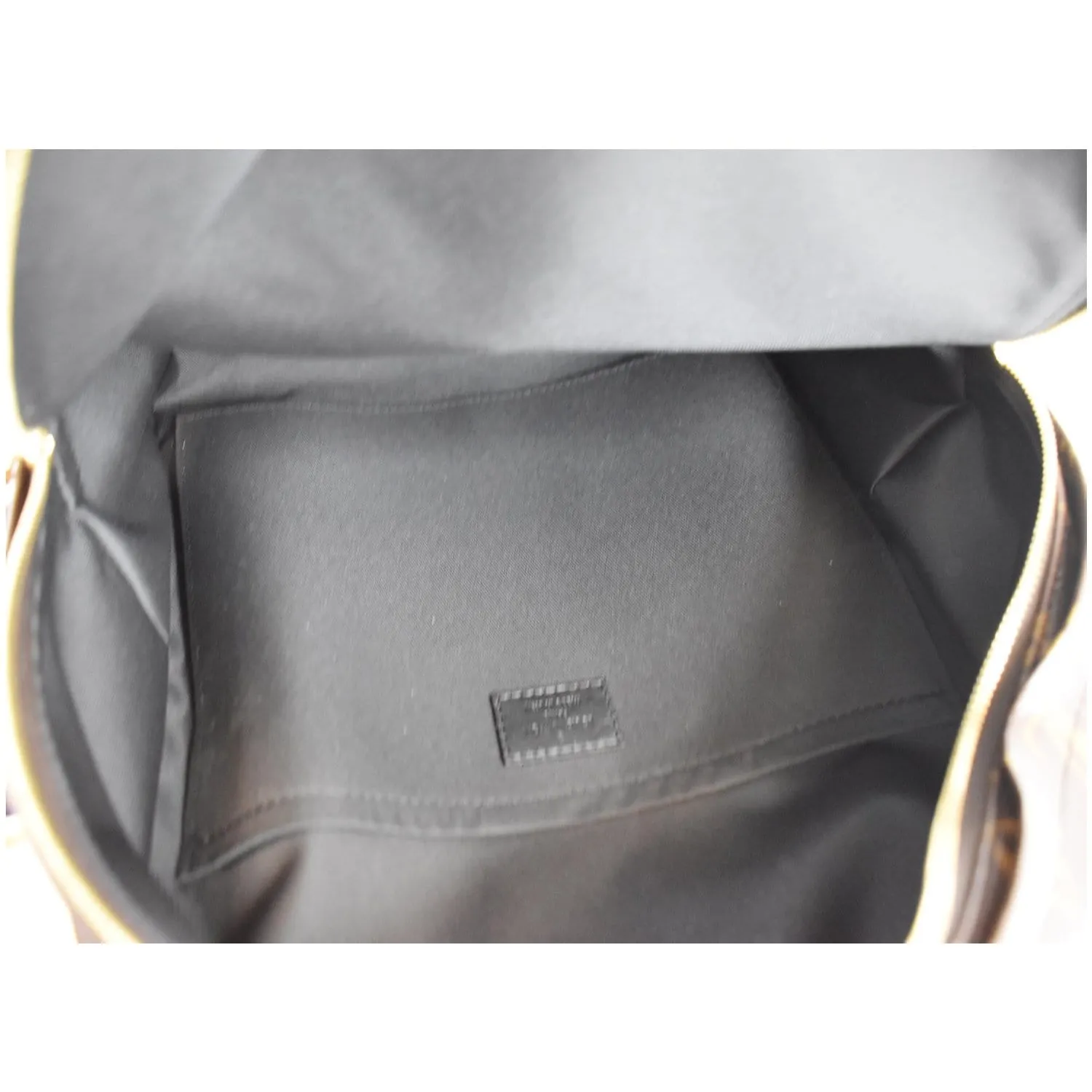 LOUIS VUITTON Palm Springs MM Monogram Canvas Backpack Bag Brown