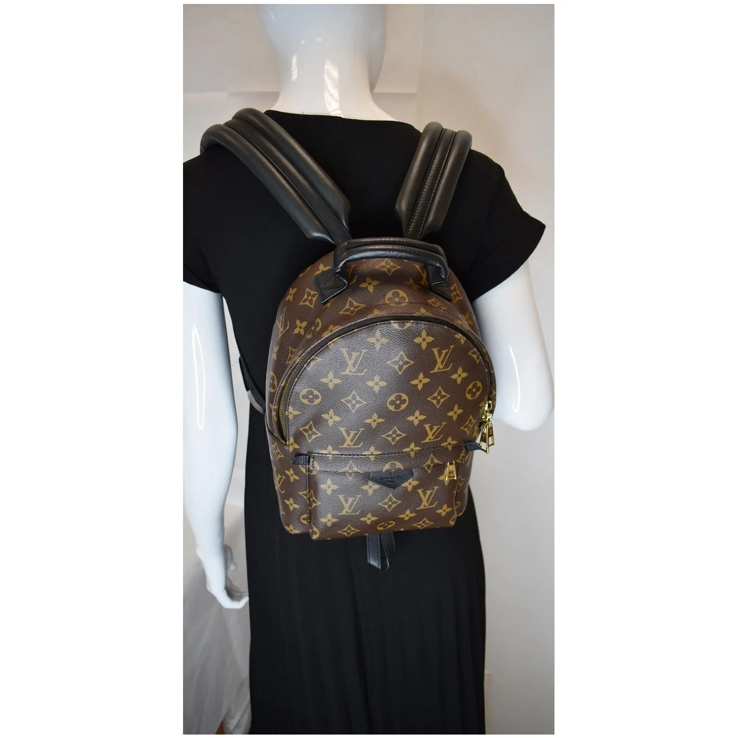 LOUIS VUITTON Palm Springs PM Monogram Canvas Backpack Brown - 20% OFF
