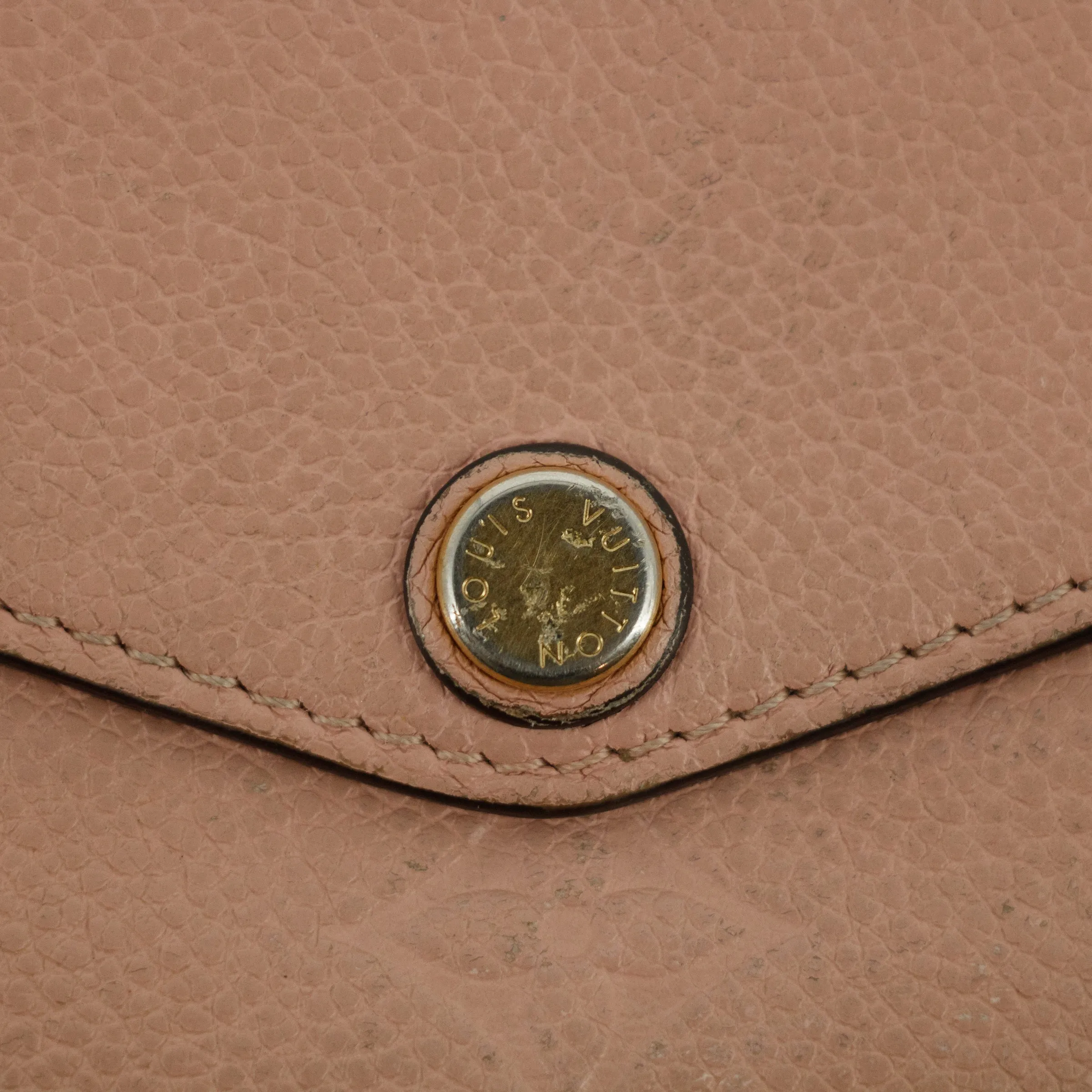 Louis Vuitton Pink Monogram Empreinte Portefeuille Sarah Wallet  #2650
