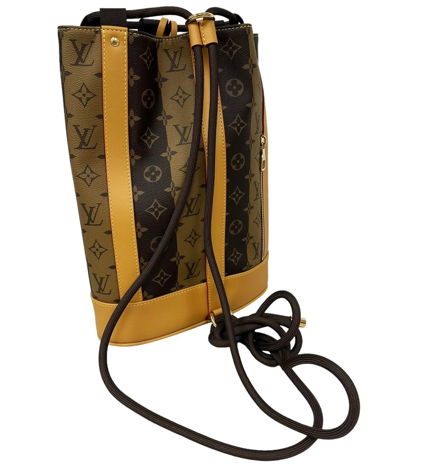 Louis Vuitton Reverse Monogram Stripe Randonnee Messenger Shoulder Bag M45968