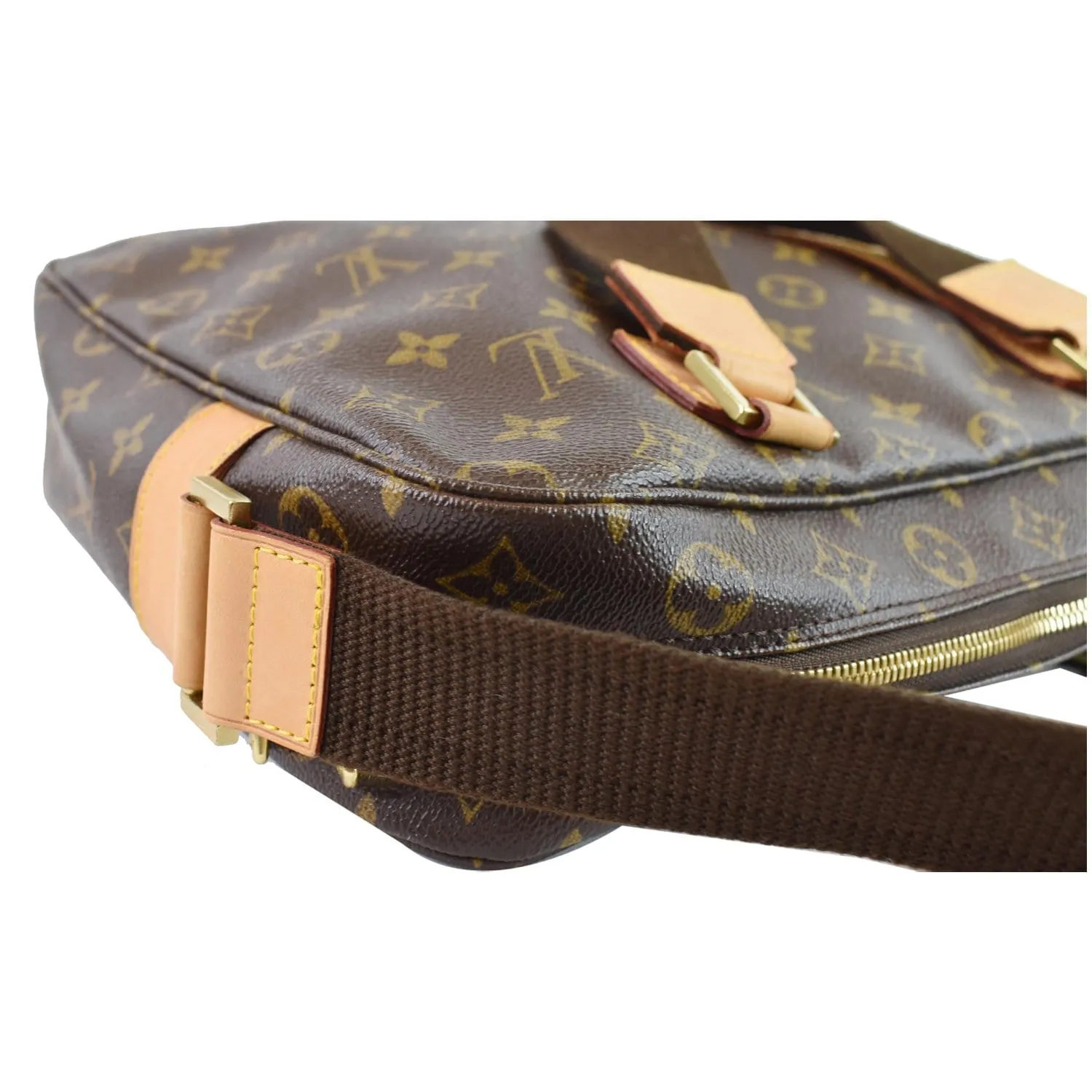 LOUIS VUITTON Sac Bosphore Monogram Canvas Messenger Bag Brown